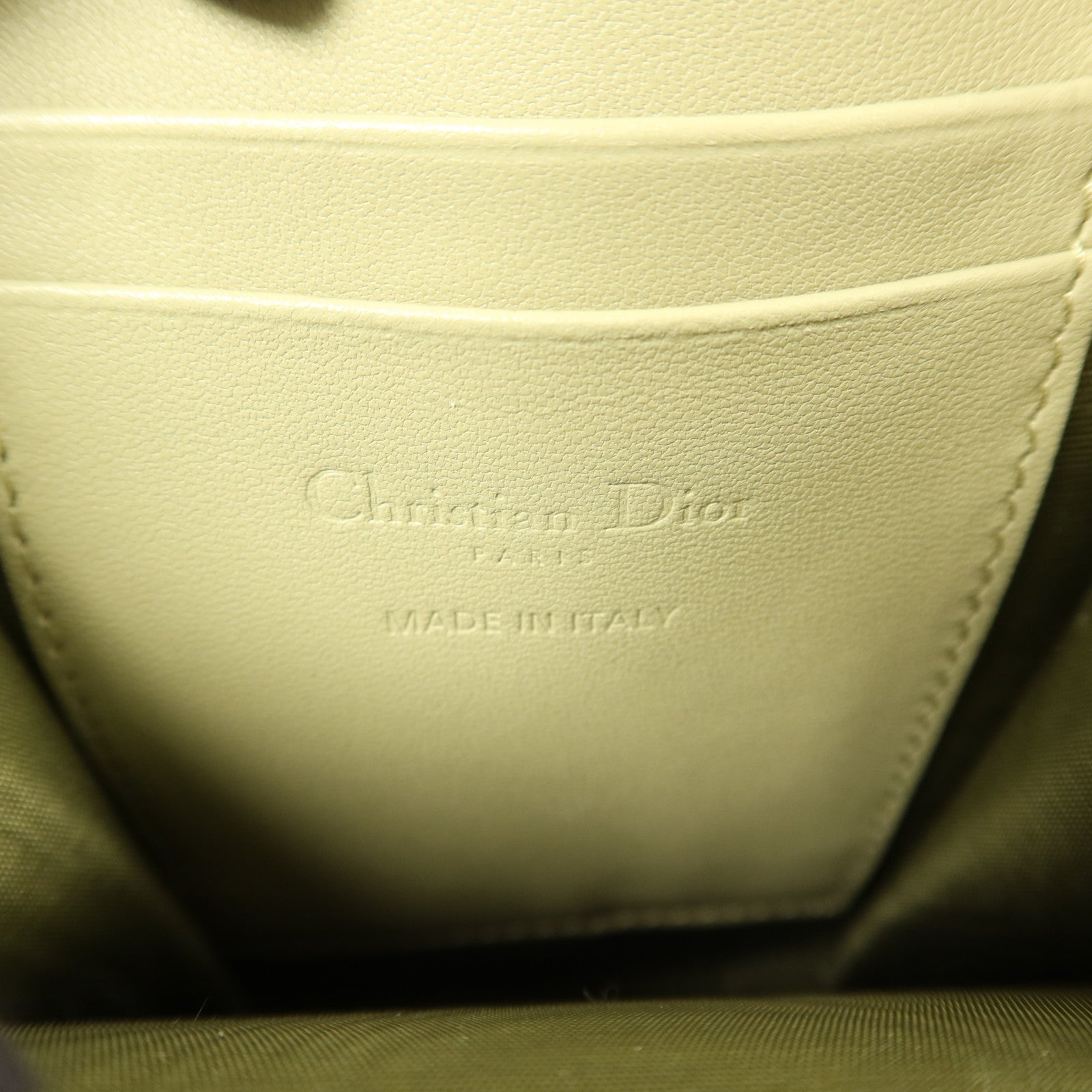 Dior 羊皮皮革Lady Dior Call'in Dior Phone Holder金扣手機手挽袋