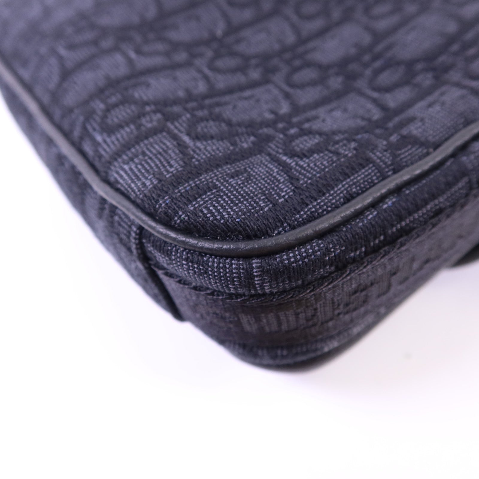 Dior 帆布Mini Dior Oblique Shoulder Bag銀扣肩背袋