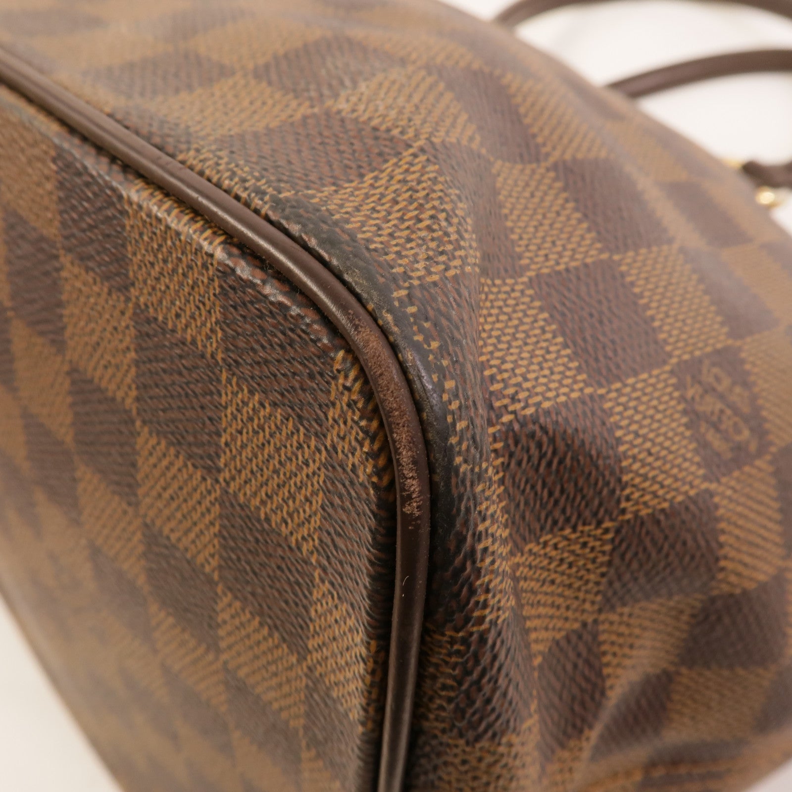 LOUIS VUITTON Damier Saleya MM金扣肩背袋