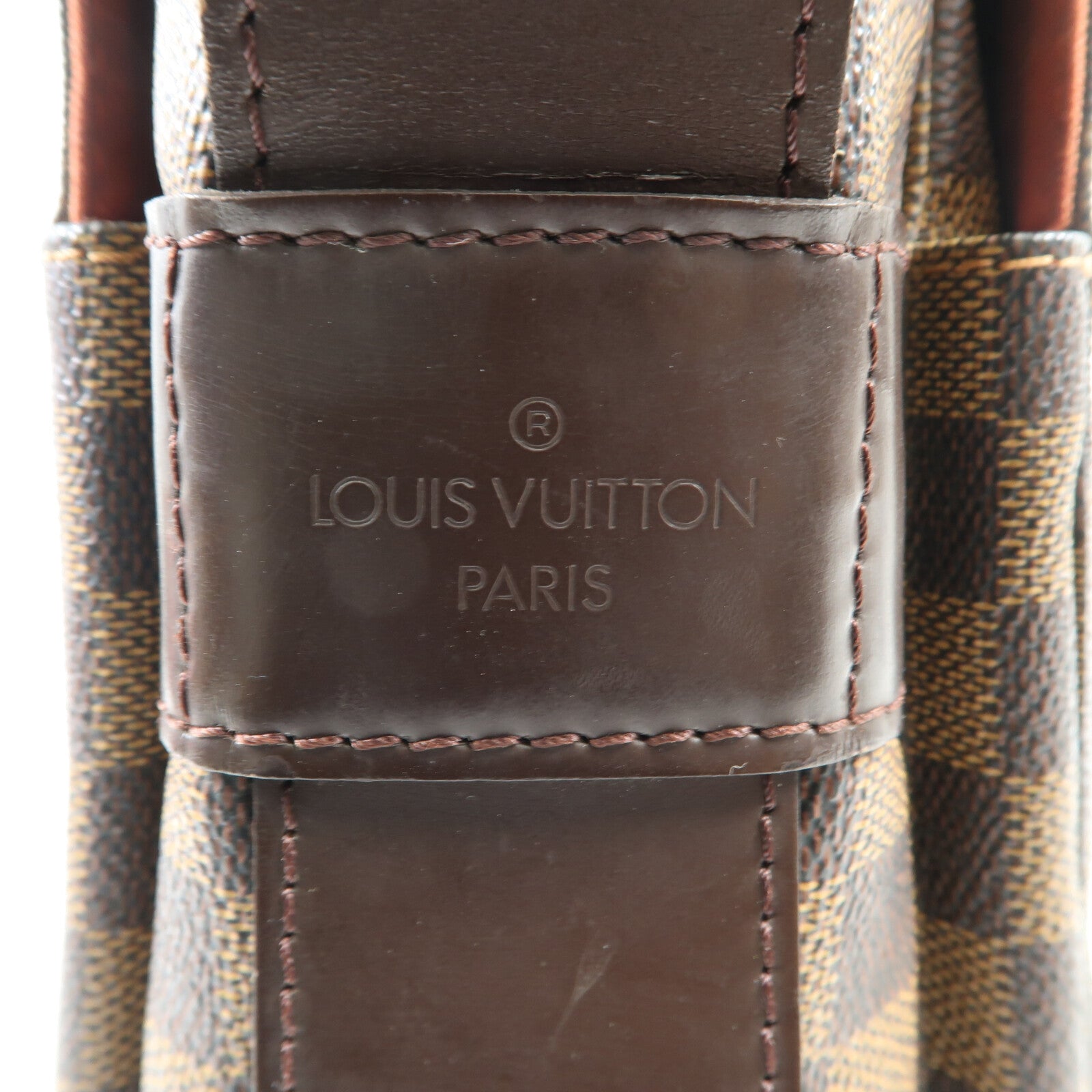 LOUIS VUITTON Monogram Damier Naviglio金扣肩背袋