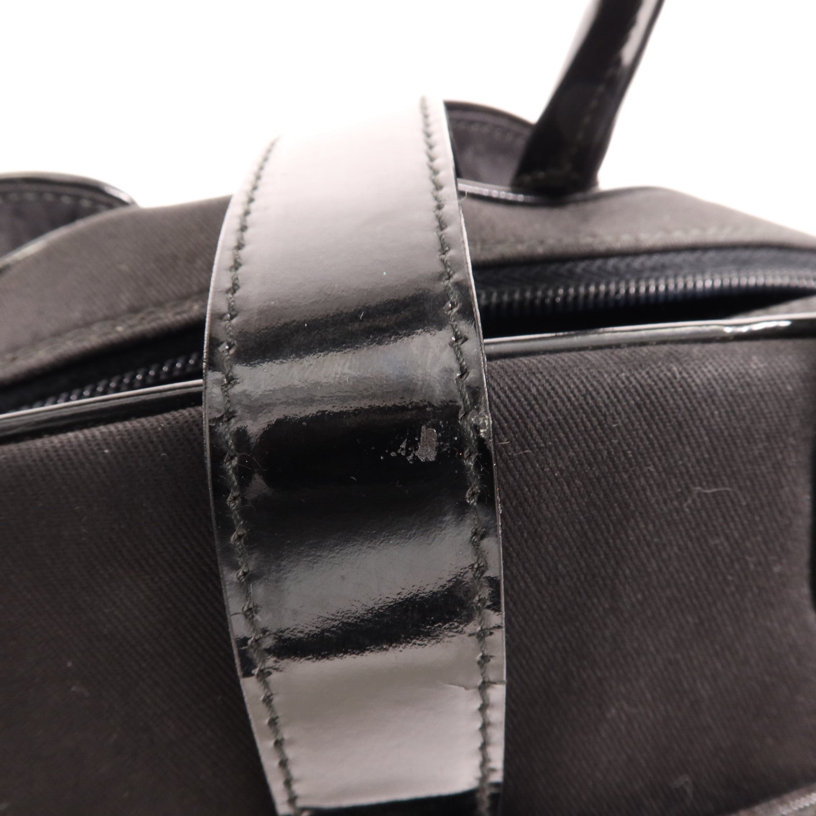 Dior 帆布Saddle Bowler Bag銀扣手挽袋