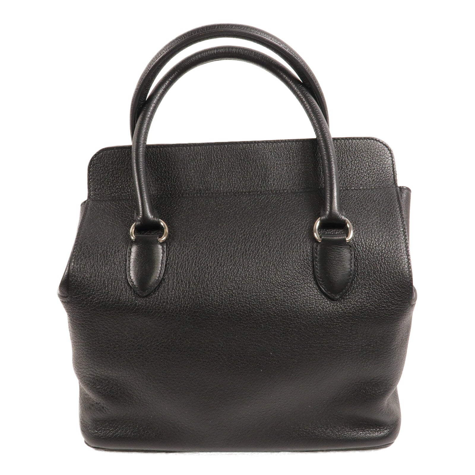 HERMES Novillo皮革Toolbox 26手挽袋Noir