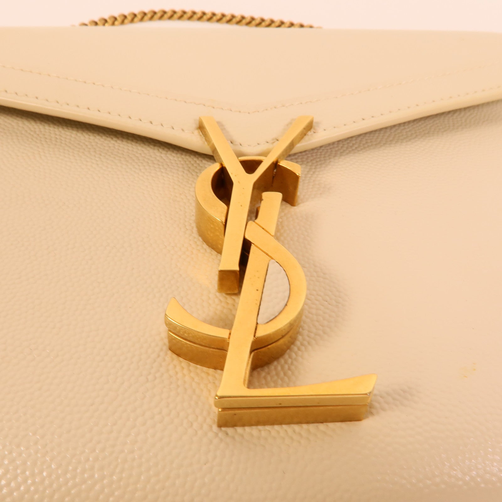 SAINT LAURENT 牛皮皮革Cassandra肩背袋
