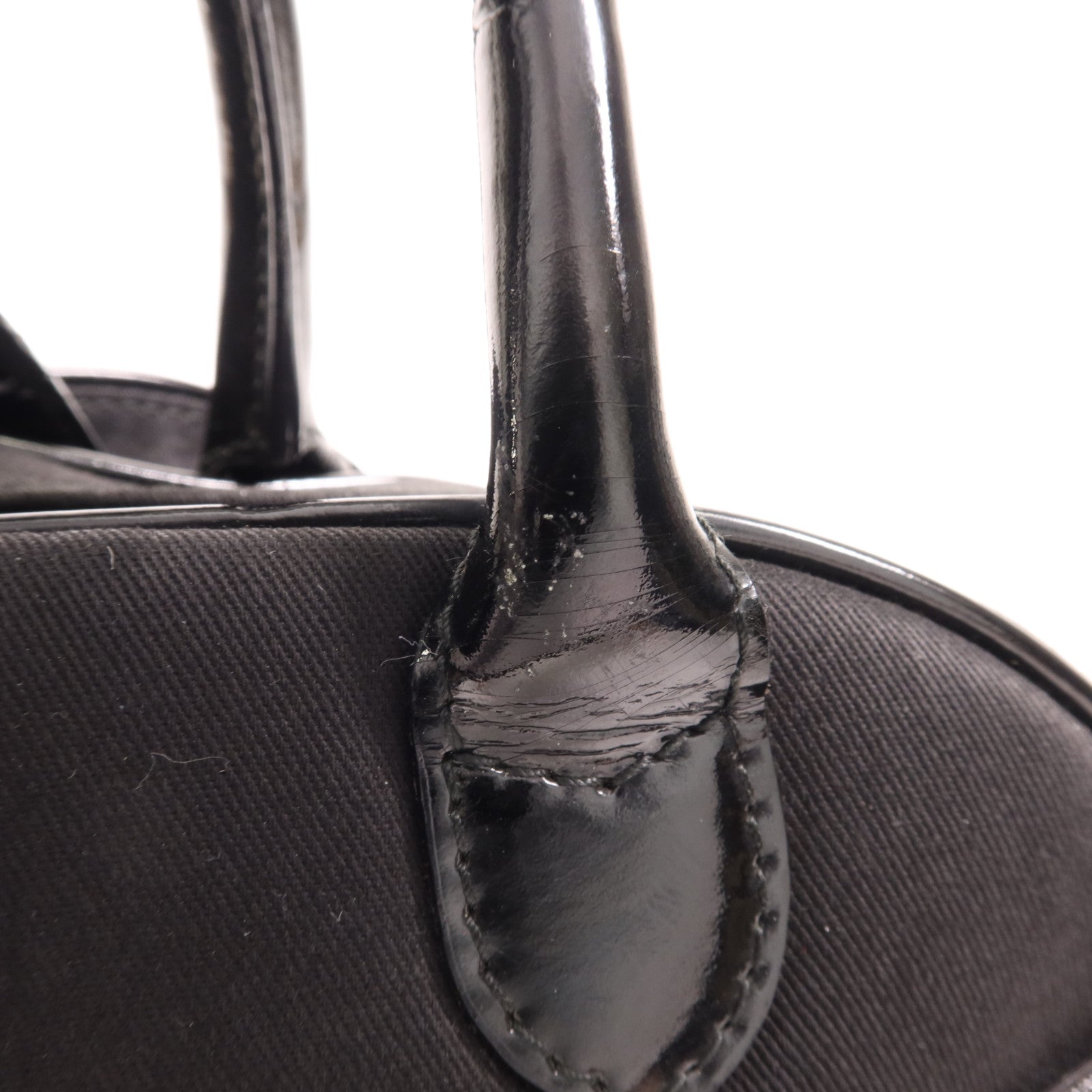 Dior 帆布Saddle Bowler Bag銀扣手挽袋