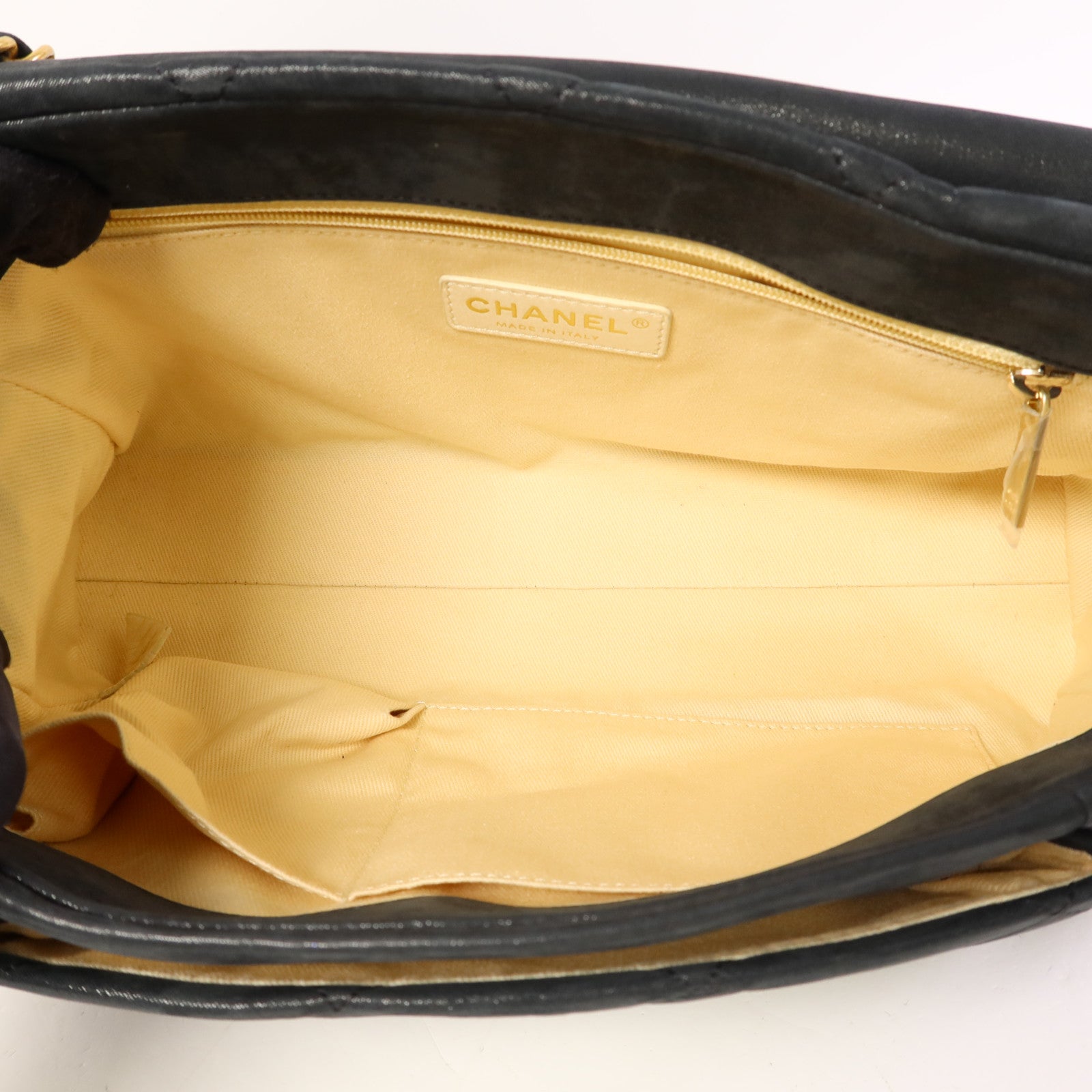 CHANEL 牛皮皮革Chain Shoulder Bag金扣鏈帶肩背袋