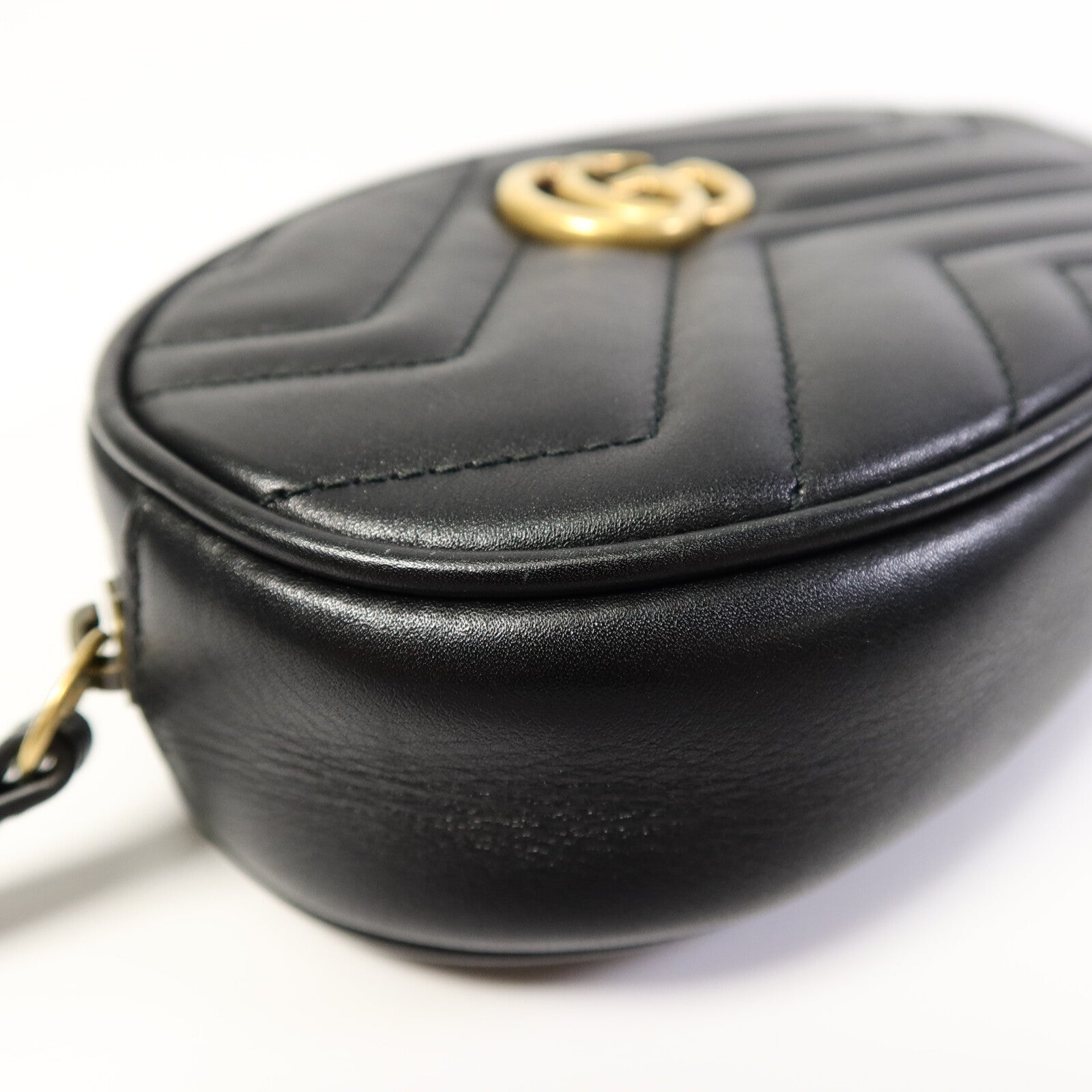 GUCCI 牛皮皮革GG Marmont Waist Bag肩背袋