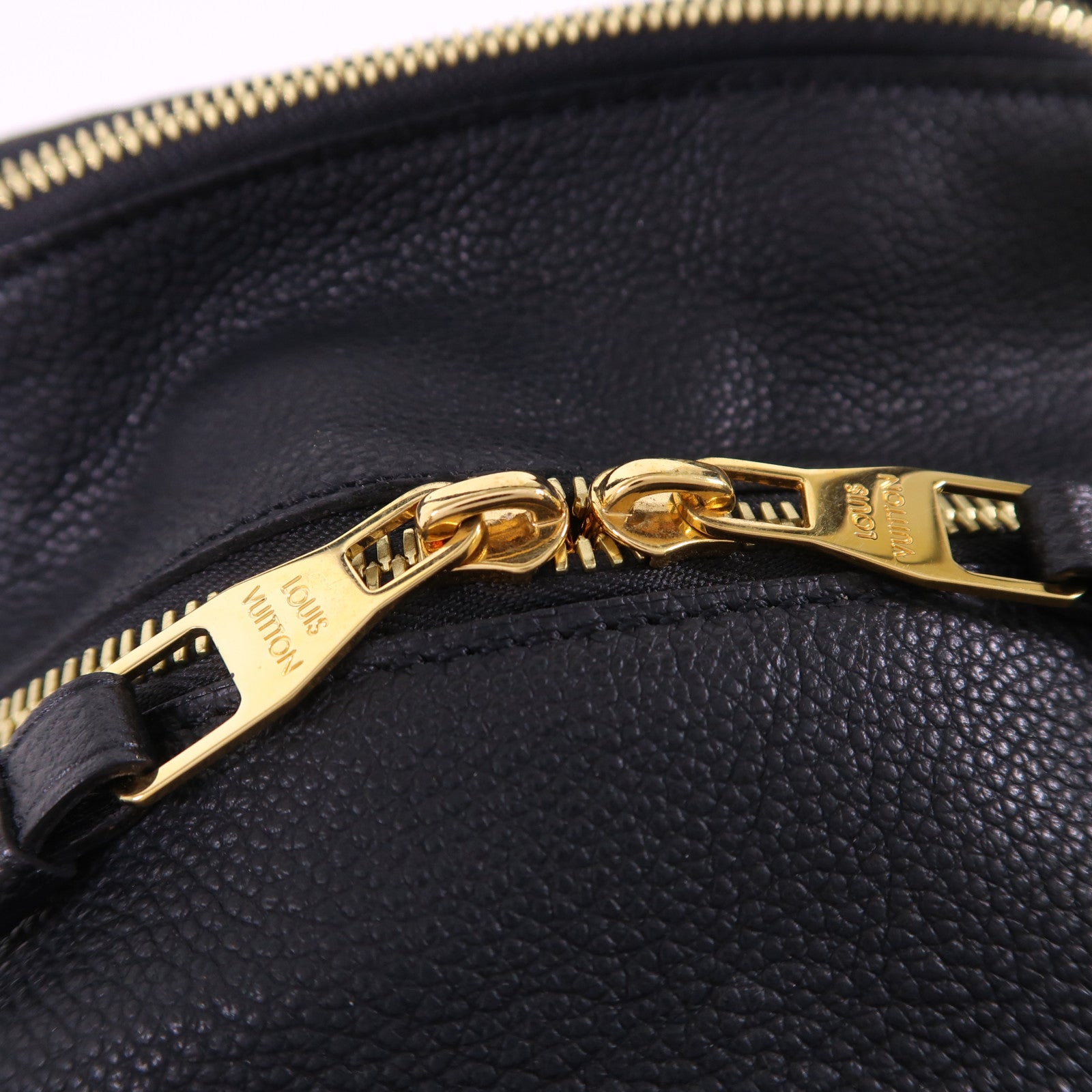 LOUIS VUITTON Monogram Empreinte Marais BB金扣手挽袋