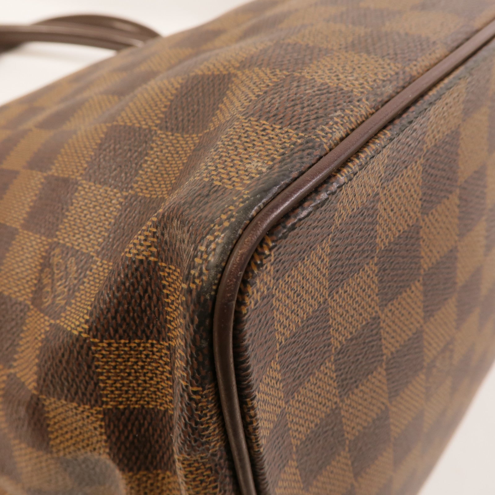 LOUIS VUITTON Damier Saleya MM金扣肩背袋