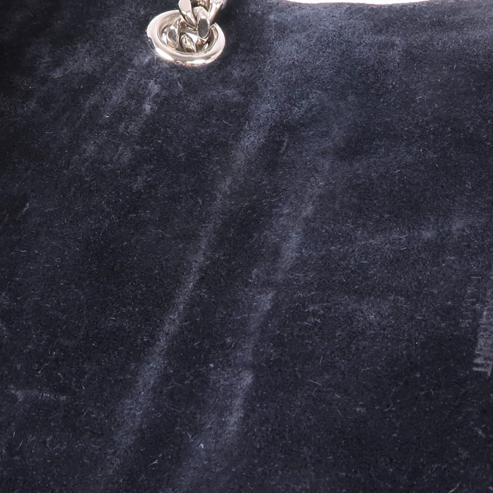 SAINT LAURENT 牛皮皮革Shoulder Bag銀扣鏈帶肩背袋