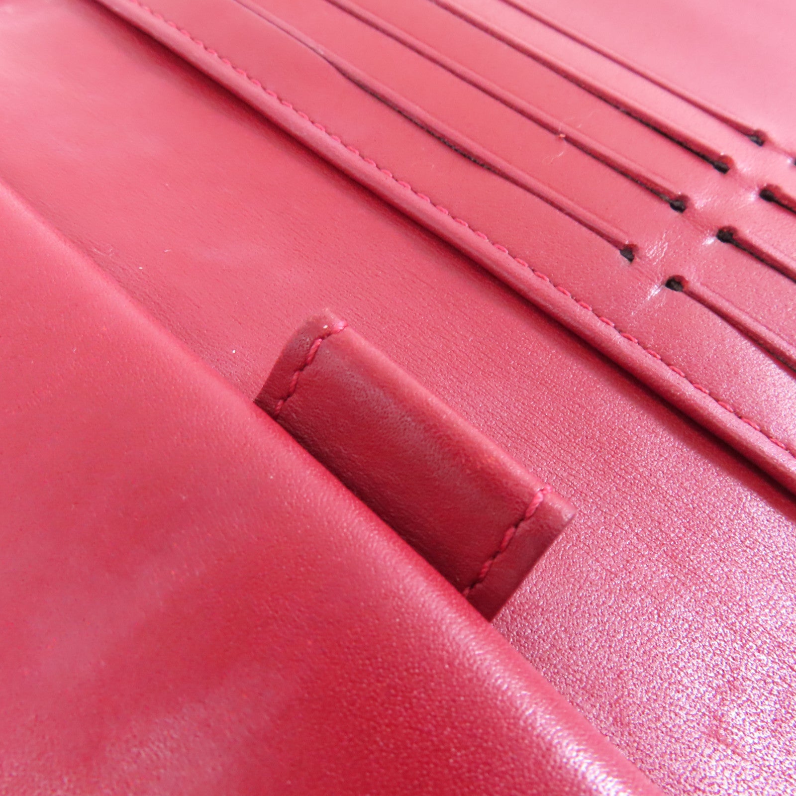 LOUIS VUITTON 【激減優惠】Vernis Portefeuille International金扣長錢包紅色