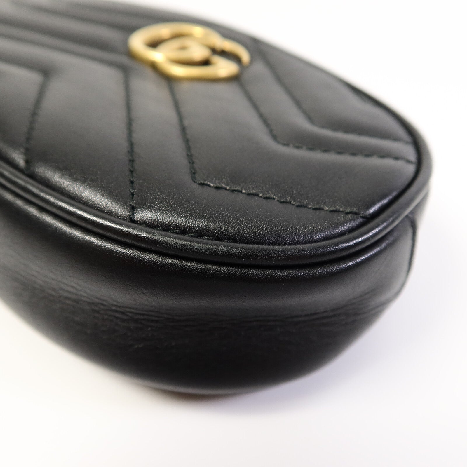 GUCCI 牛皮皮革GG Marmont Waist Bag肩背袋