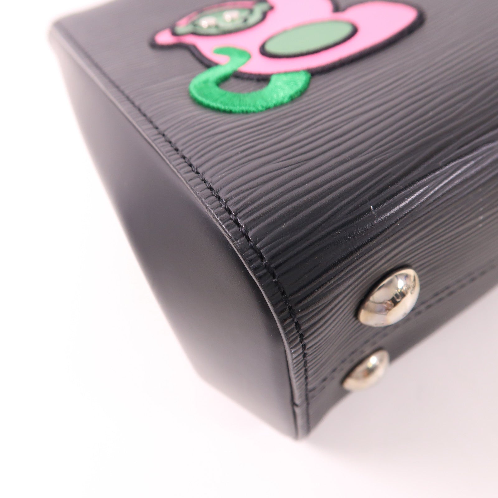 LOUIS VUITTON Epi Cluny BB銀扣手挽肩背兩用袋