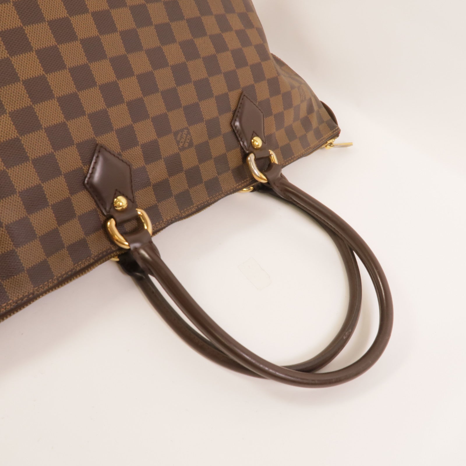 LOUIS VUITTON Damier Saleya MM金扣肩背袋