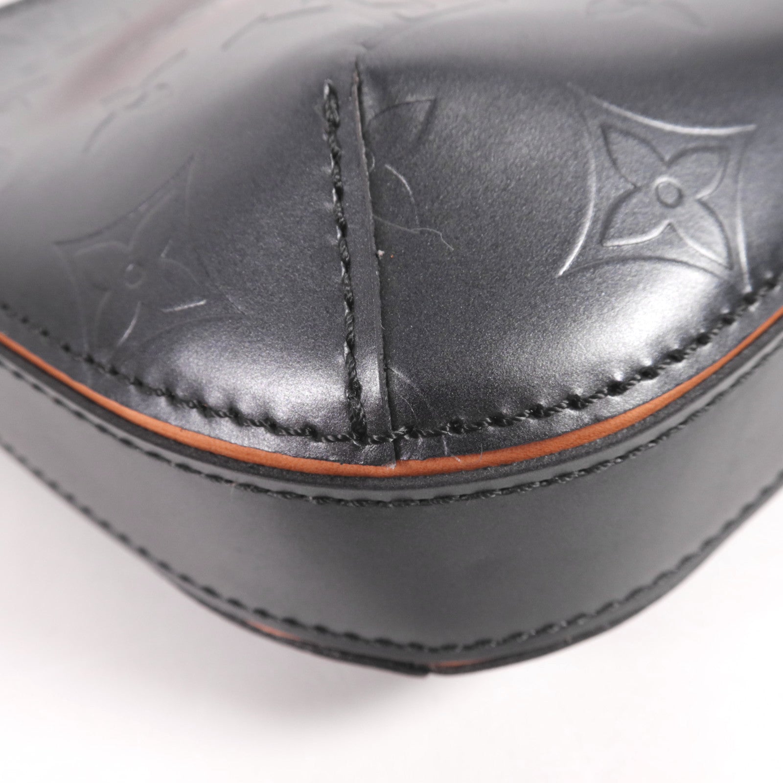 LOUIS VUITTON Monogram Mat Fowler銀扣肩背袋