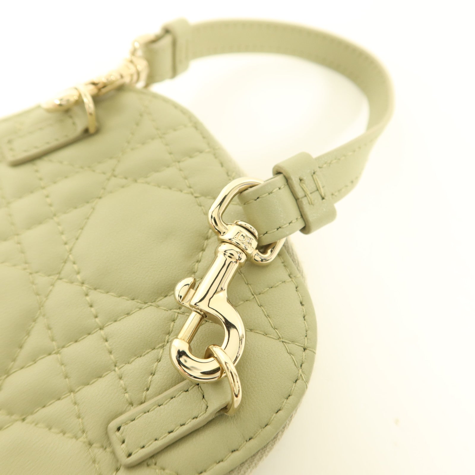 Dior 羊皮皮革Lady Dior Call'in Dior Phone Holder金扣手機手挽袋