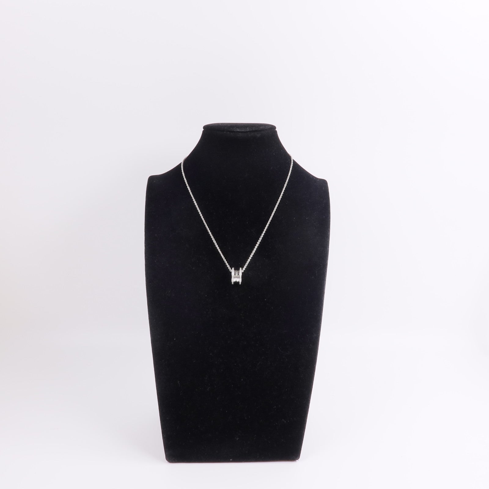 BVLGARI 18K白金B-zero1 Necklace鑽石項鍊