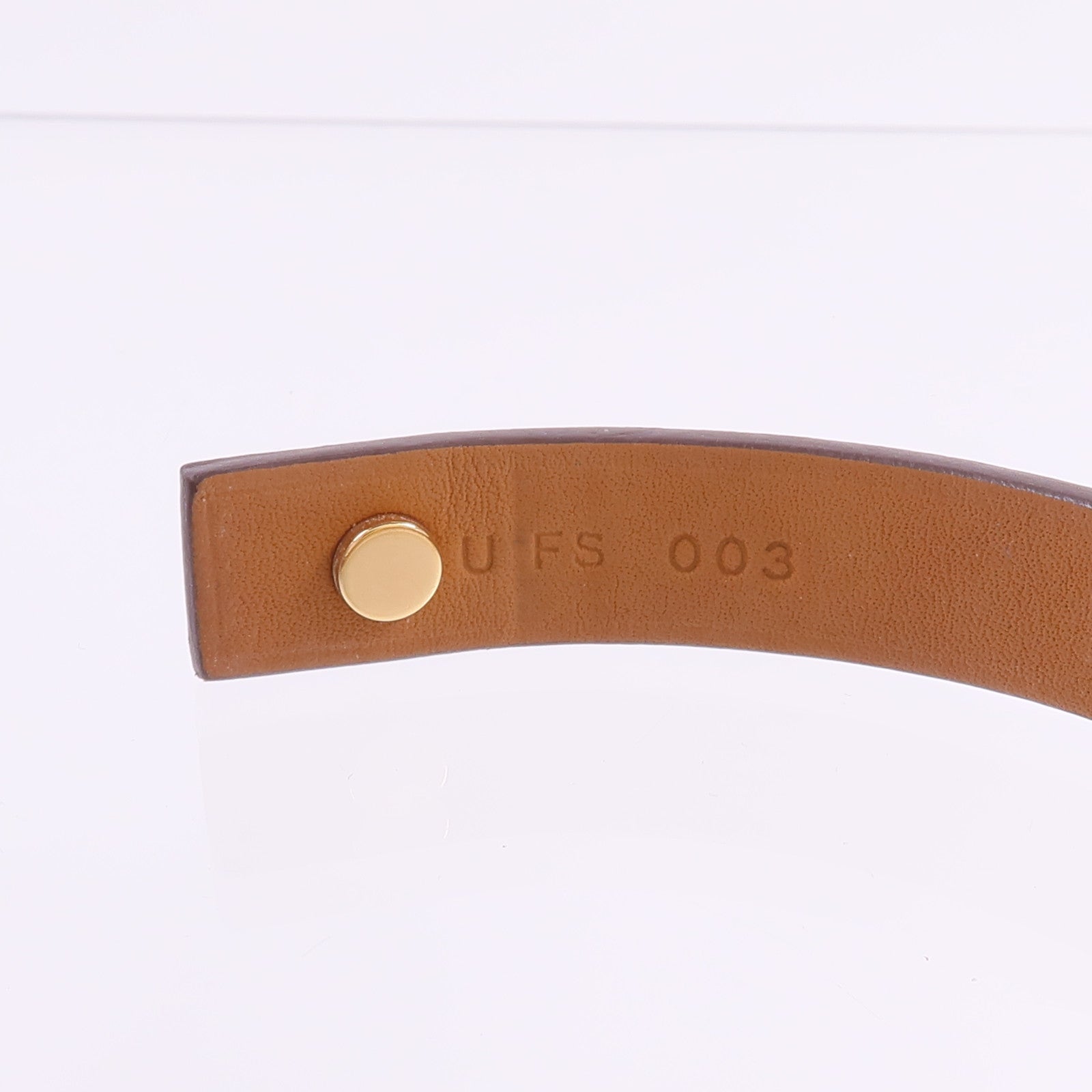 HERMES Swift皮革As De Coeur Bracelet手帶Bleu Brume