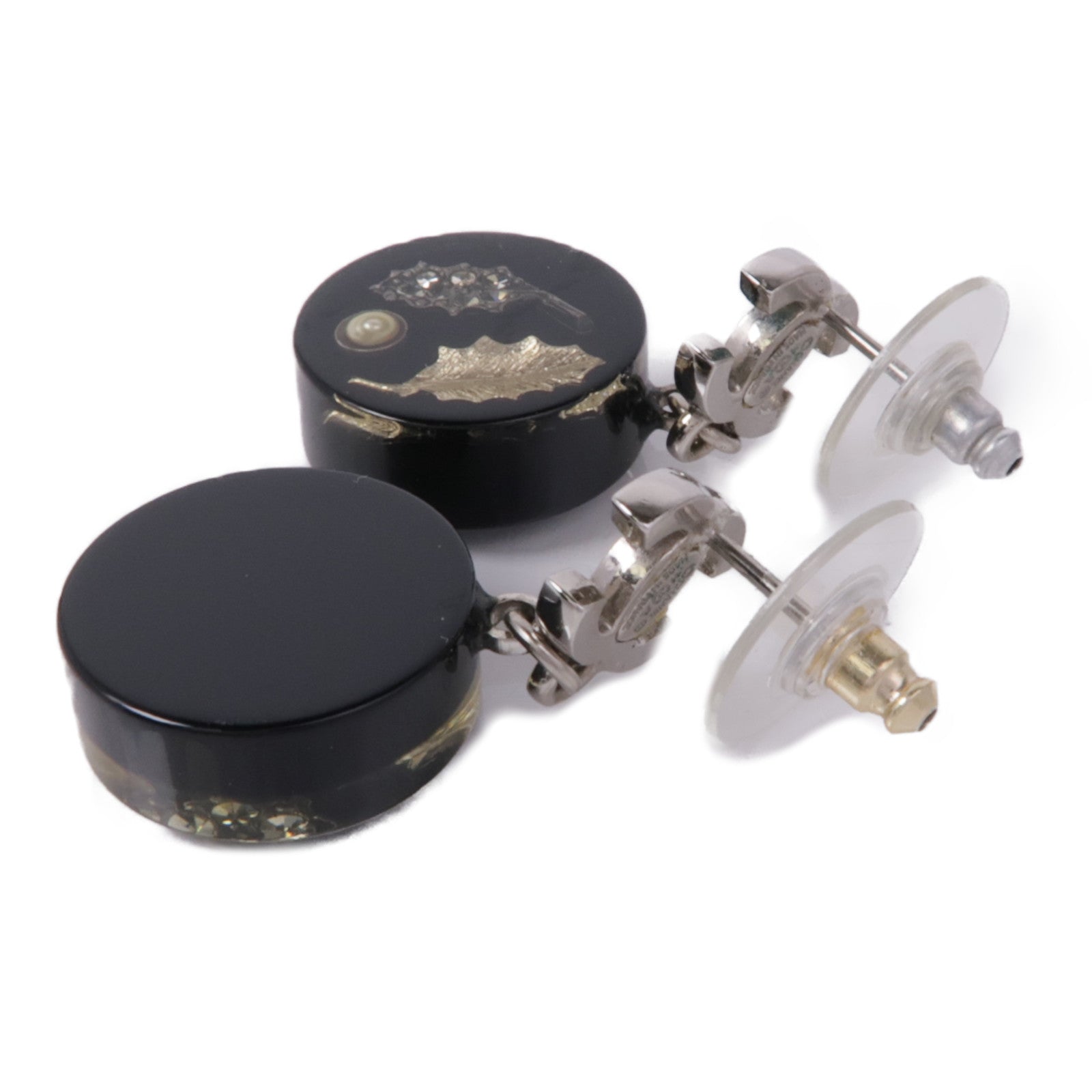 CHANEL 金屬/PVC Earrings耳環