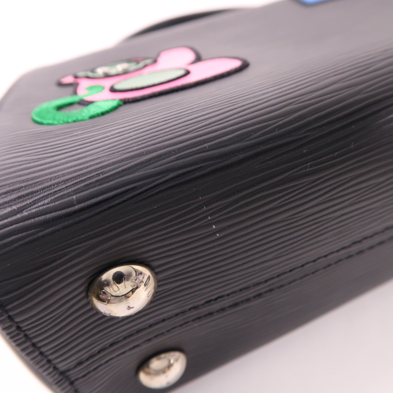 LOUIS VUITTON Epi Cluny BB銀扣手挽肩背兩用袋