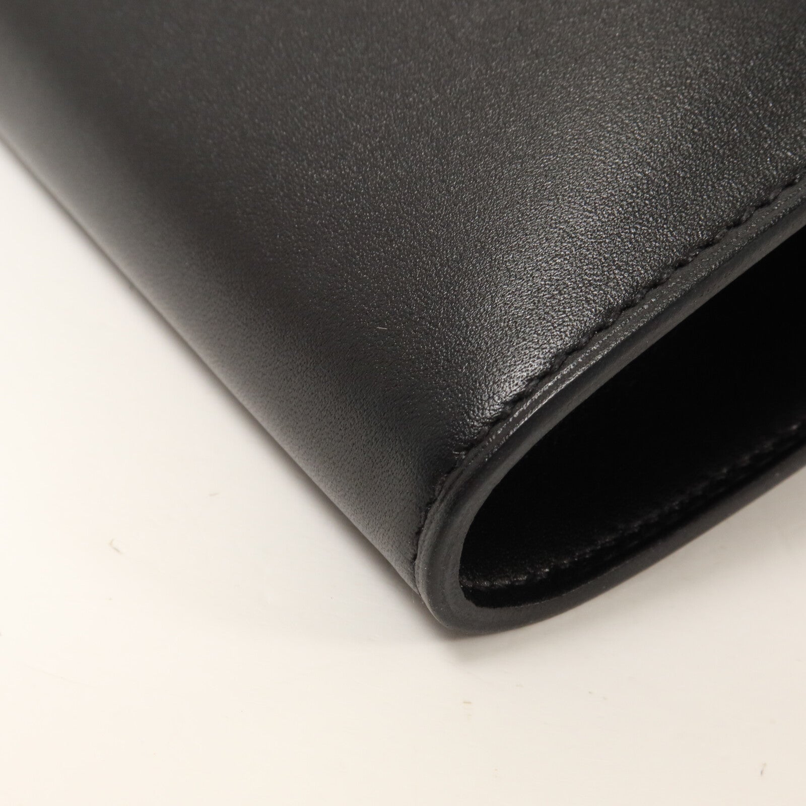 HERMES Box Calf皮革Kelly To Go肩背袋Noir