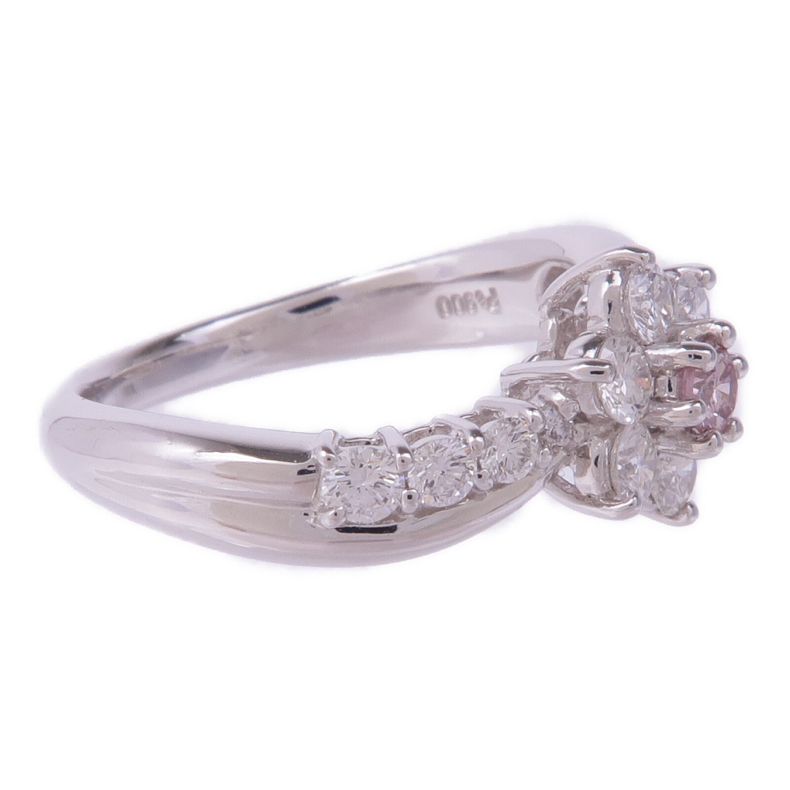 JEWELRY PT900鉑金Diamond Ring鑽石戒指US#5.75