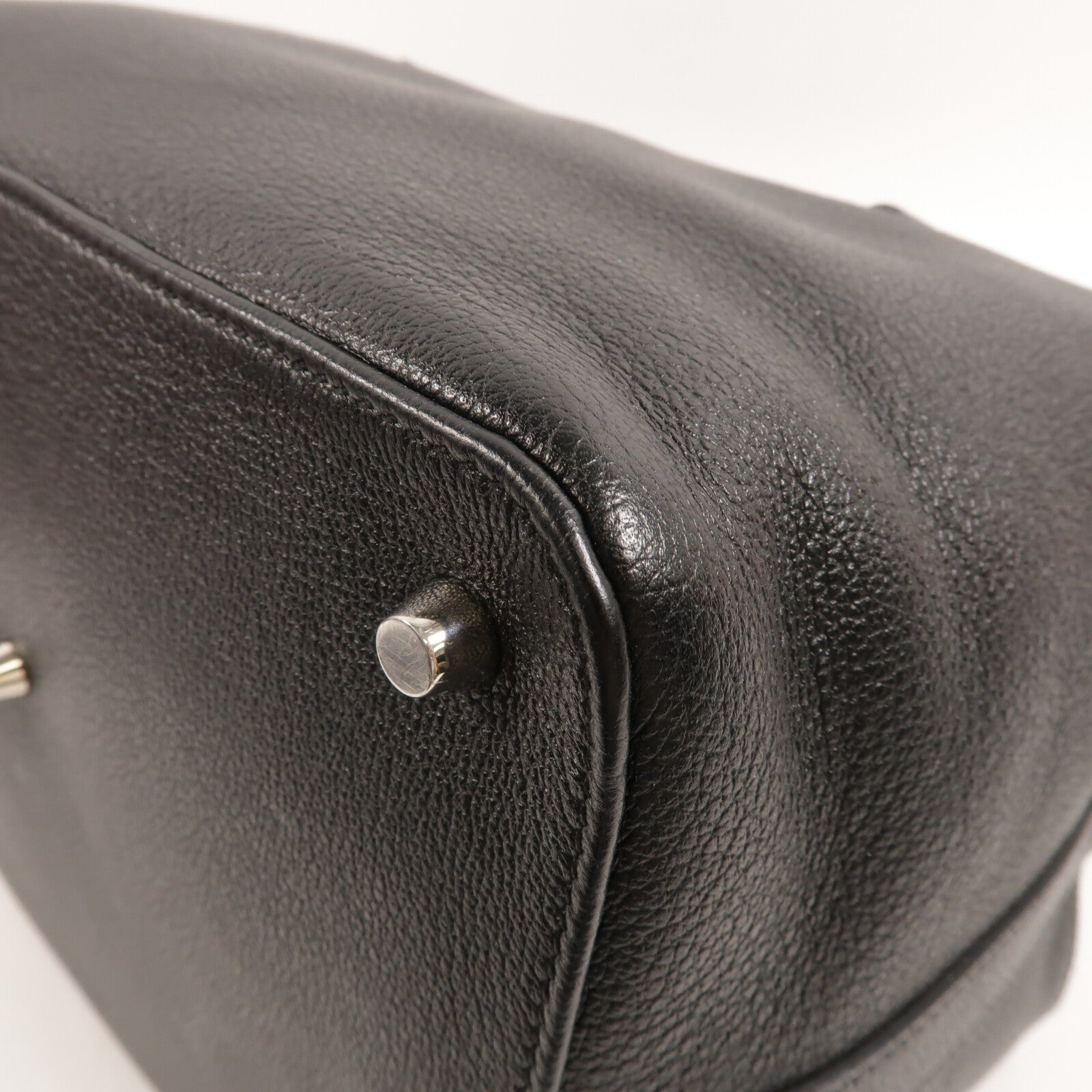 HERMES Novillo皮革Toolbox 26手挽袋Noir
