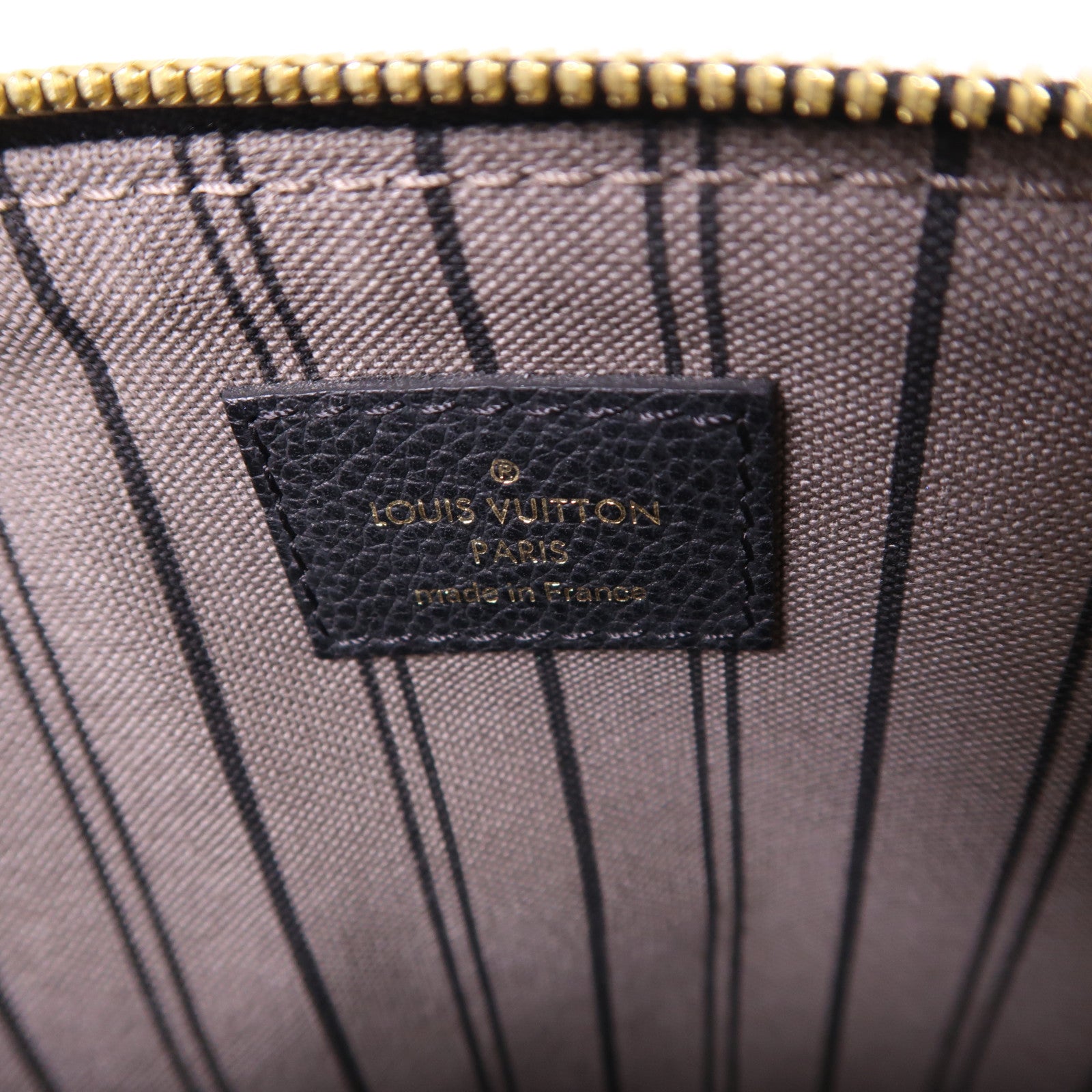 LOUIS VUITTON Monogram Empreinte Marais BB金扣手挽袋