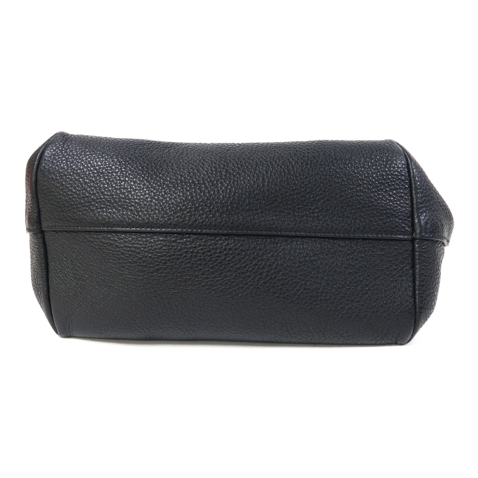 PRADA 皮革2 Way Shoulder金扣手挽肩背兩用袋黑色