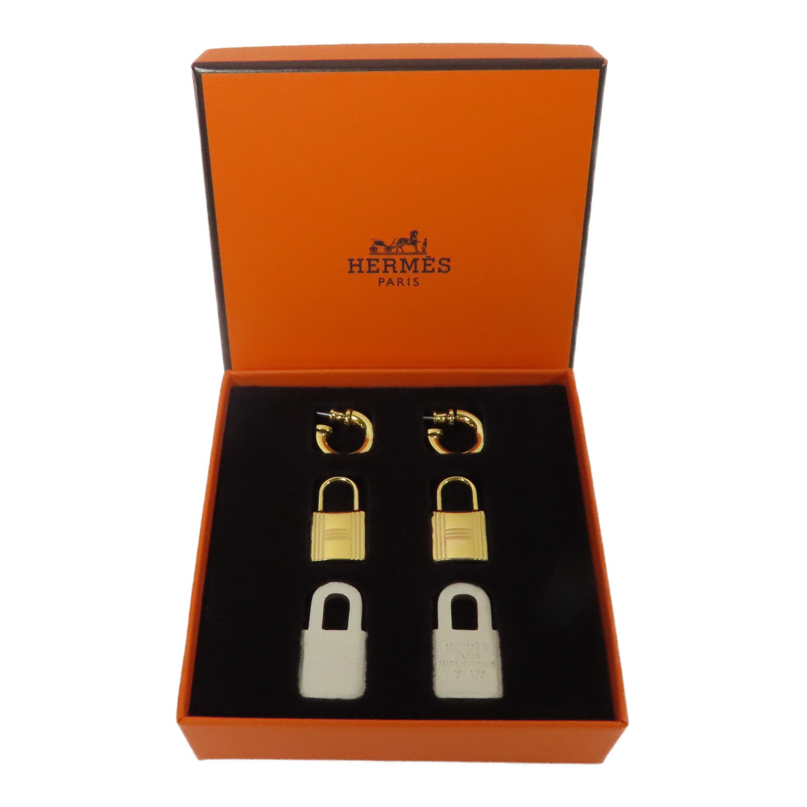 HERMES 金屬O'Kelly Earring耳環金色