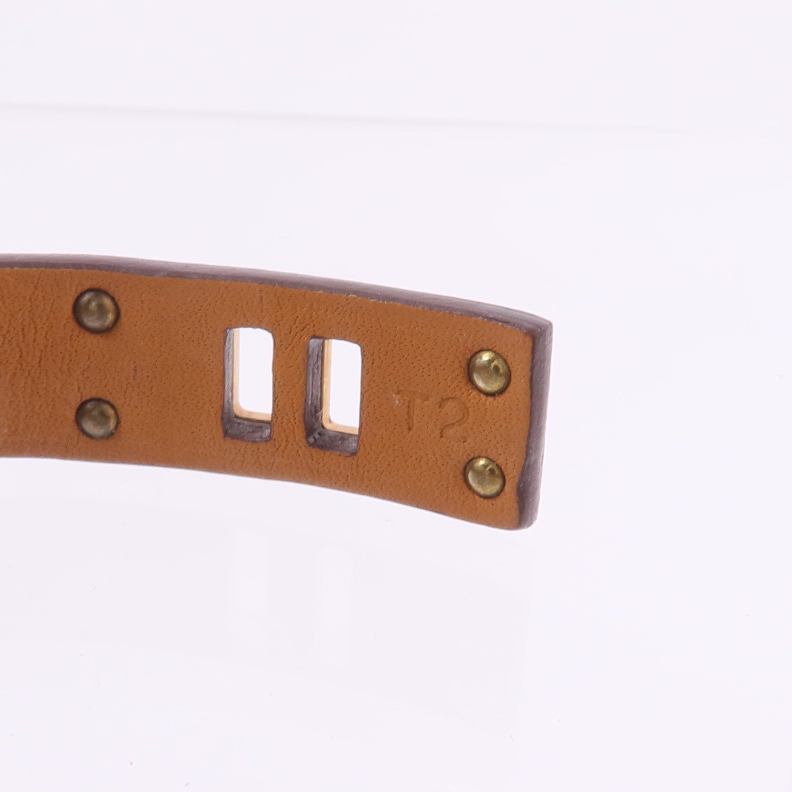 HERMES Swift皮革As De Coeur Bracelet手帶Bleu Brume