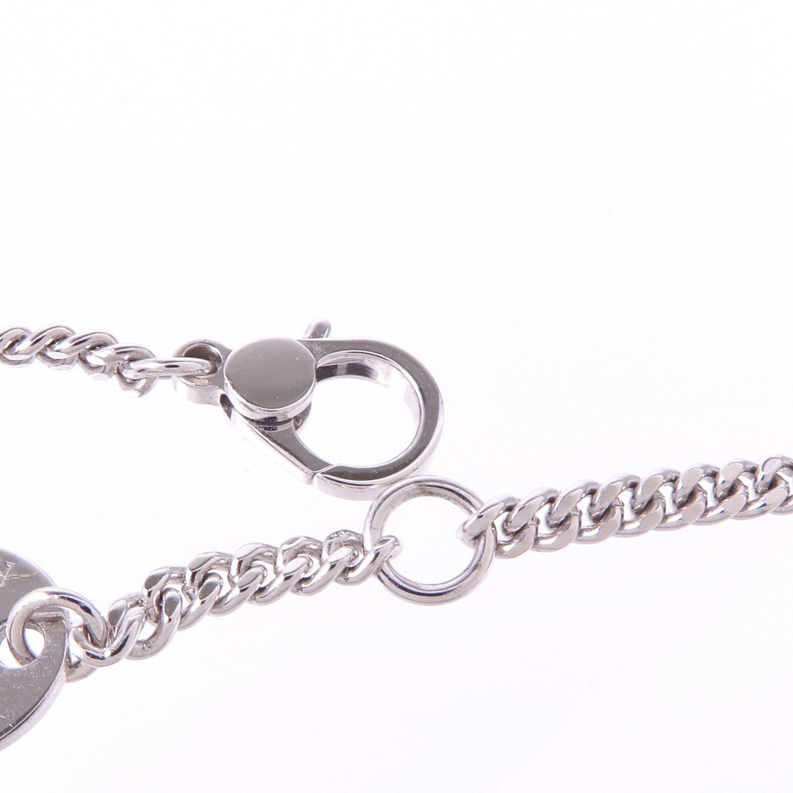 HERMES 18K白金Etriviere Pendant鑽石項鍊