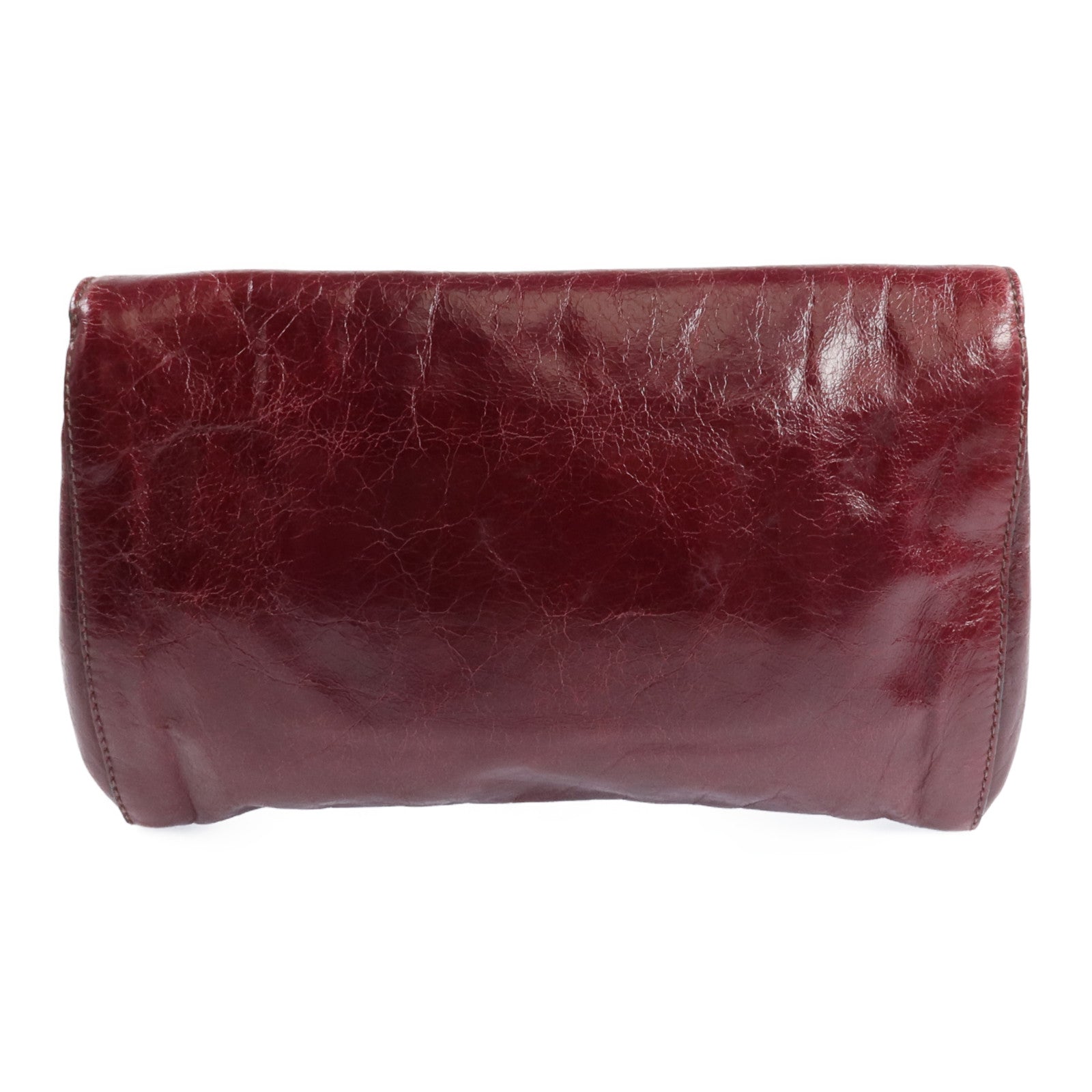 Miu Miu 牛皮皮革Clutch Bag銀扣手拿包