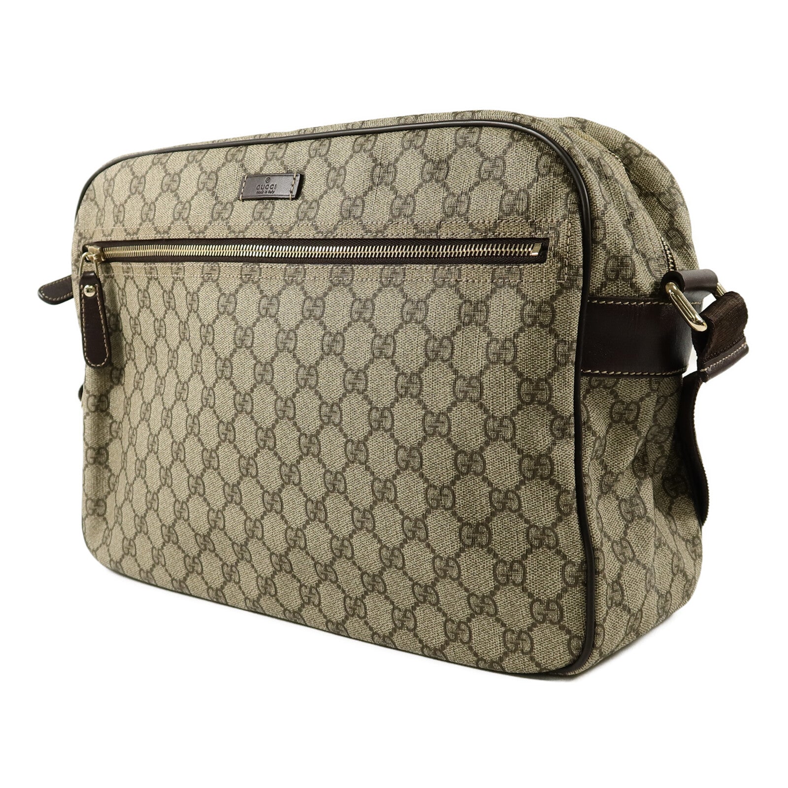 GUCCI 塗層帆布Messenger Bag肩背袋