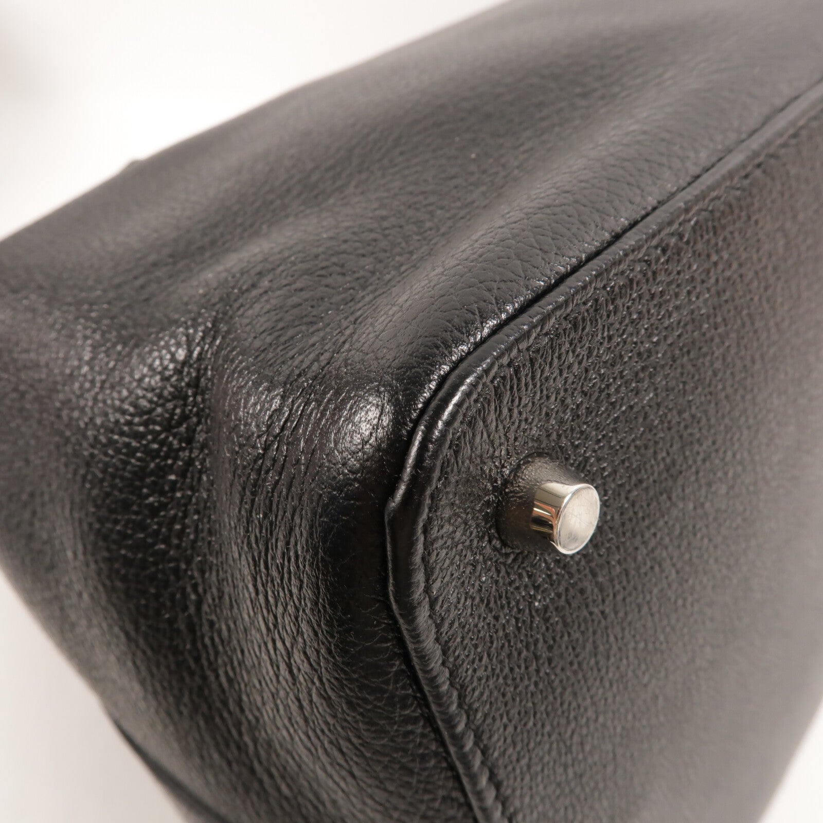 HERMES Novillo皮革Toolbox 26手挽袋Noir