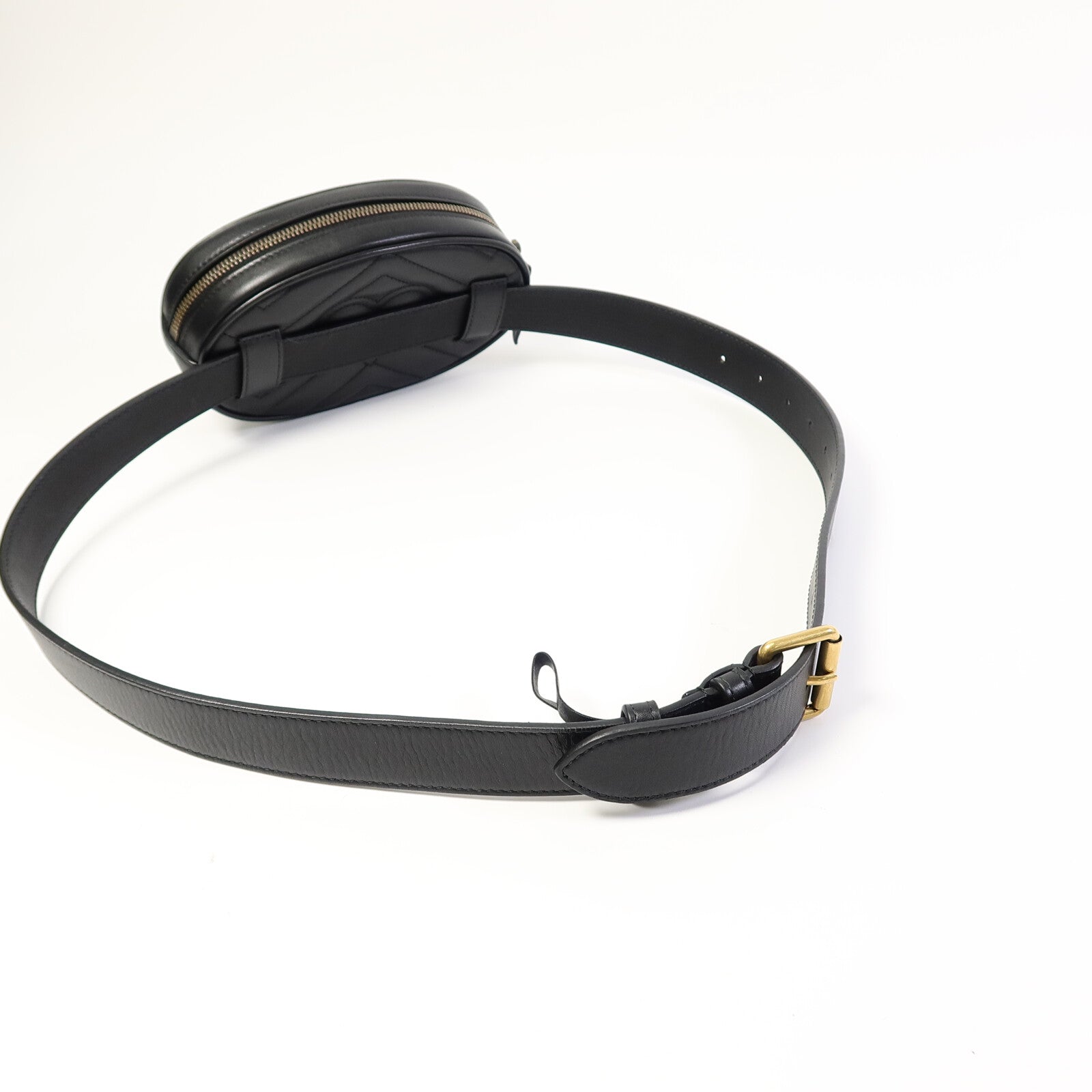 GUCCI 牛皮皮革GG Marmont Waist Bag肩背袋