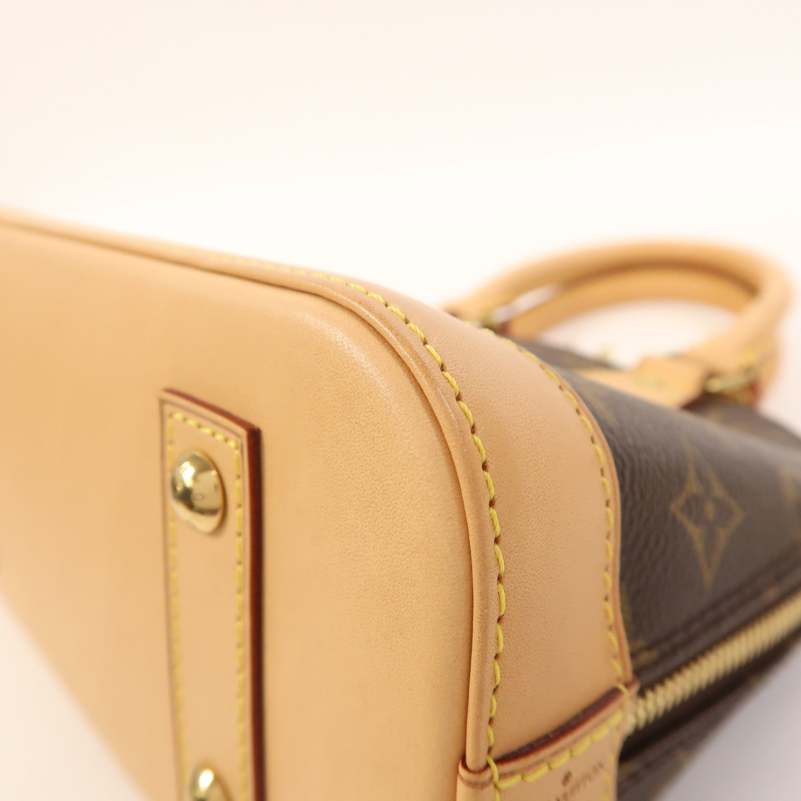 LOUIS VUITTON Monogram Alma BB金扣手挽肩背兩用袋