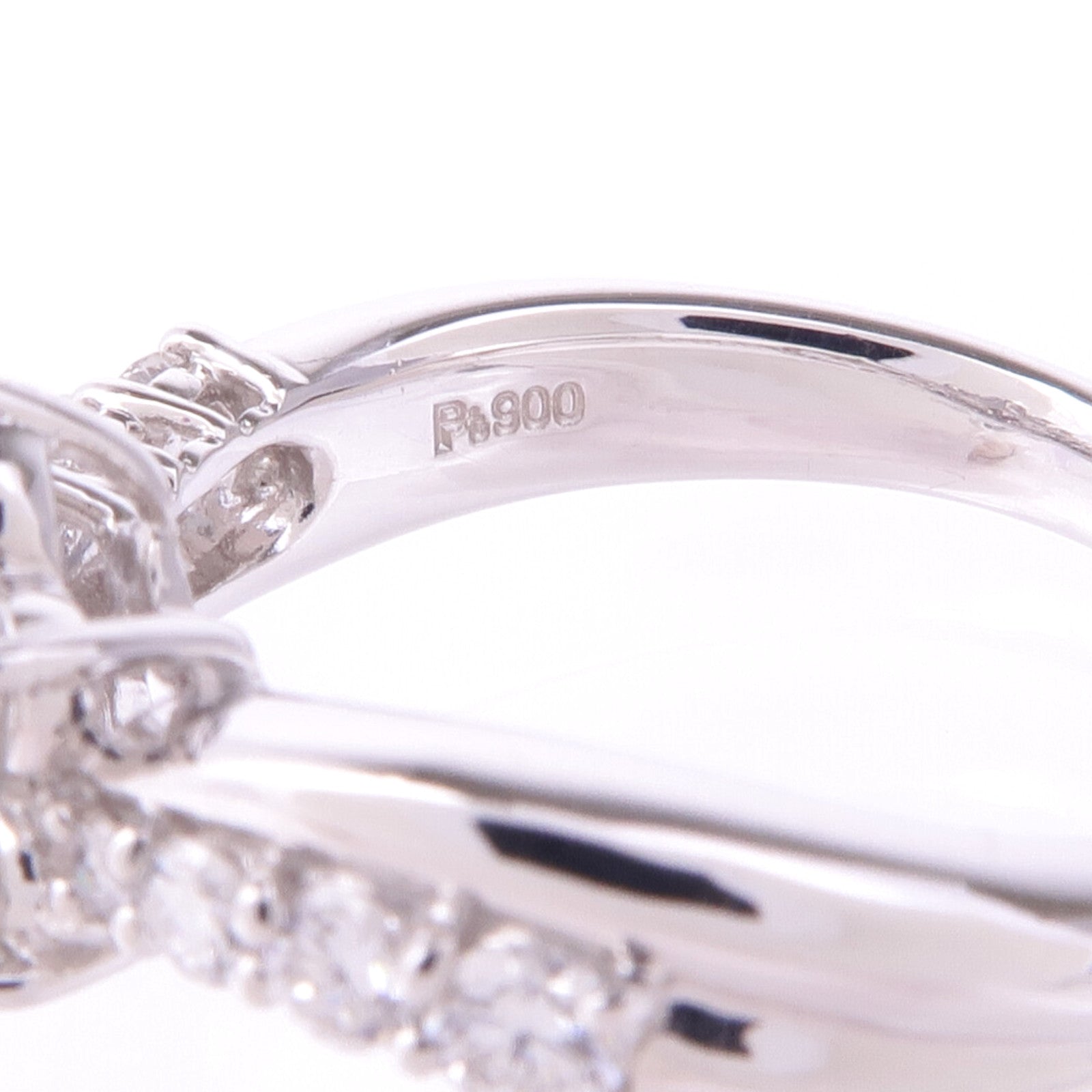 JEWELRY PT900鉑金Diamond Ring鑽石戒指US#5.75