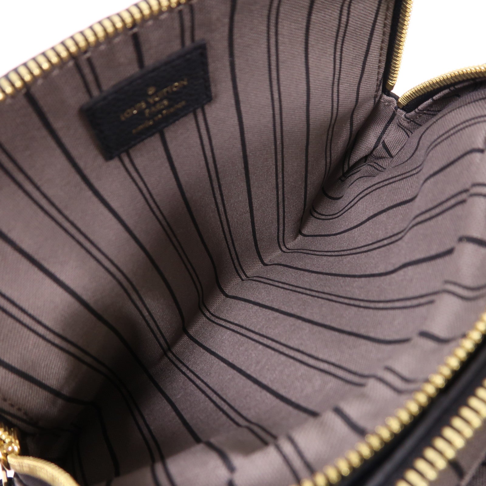 LOUIS VUITTON Monogram Empreinte Marais BB金扣手挽袋