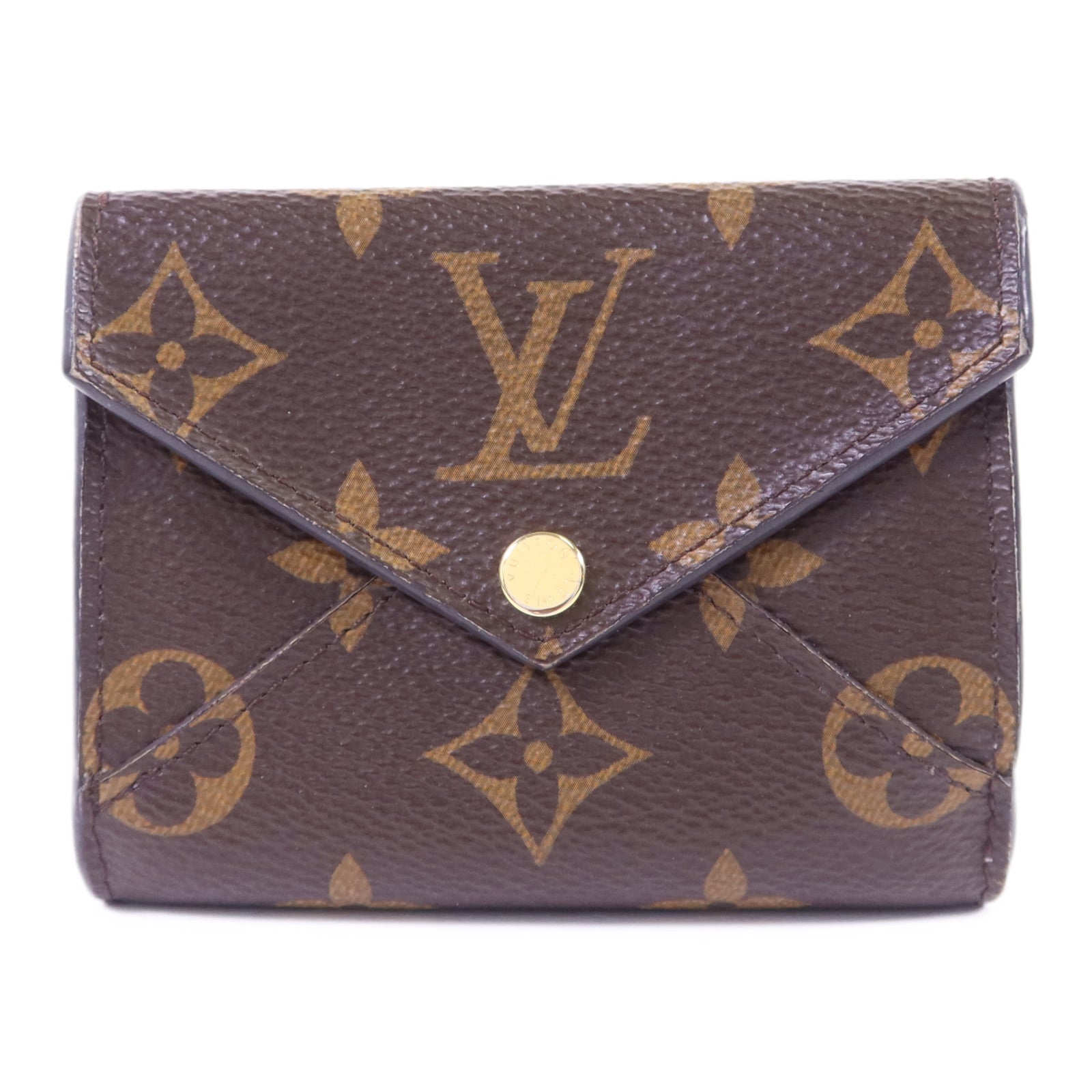 LOUIS VUITTON Monogram Celeste Trifold Wallet金扣錢包