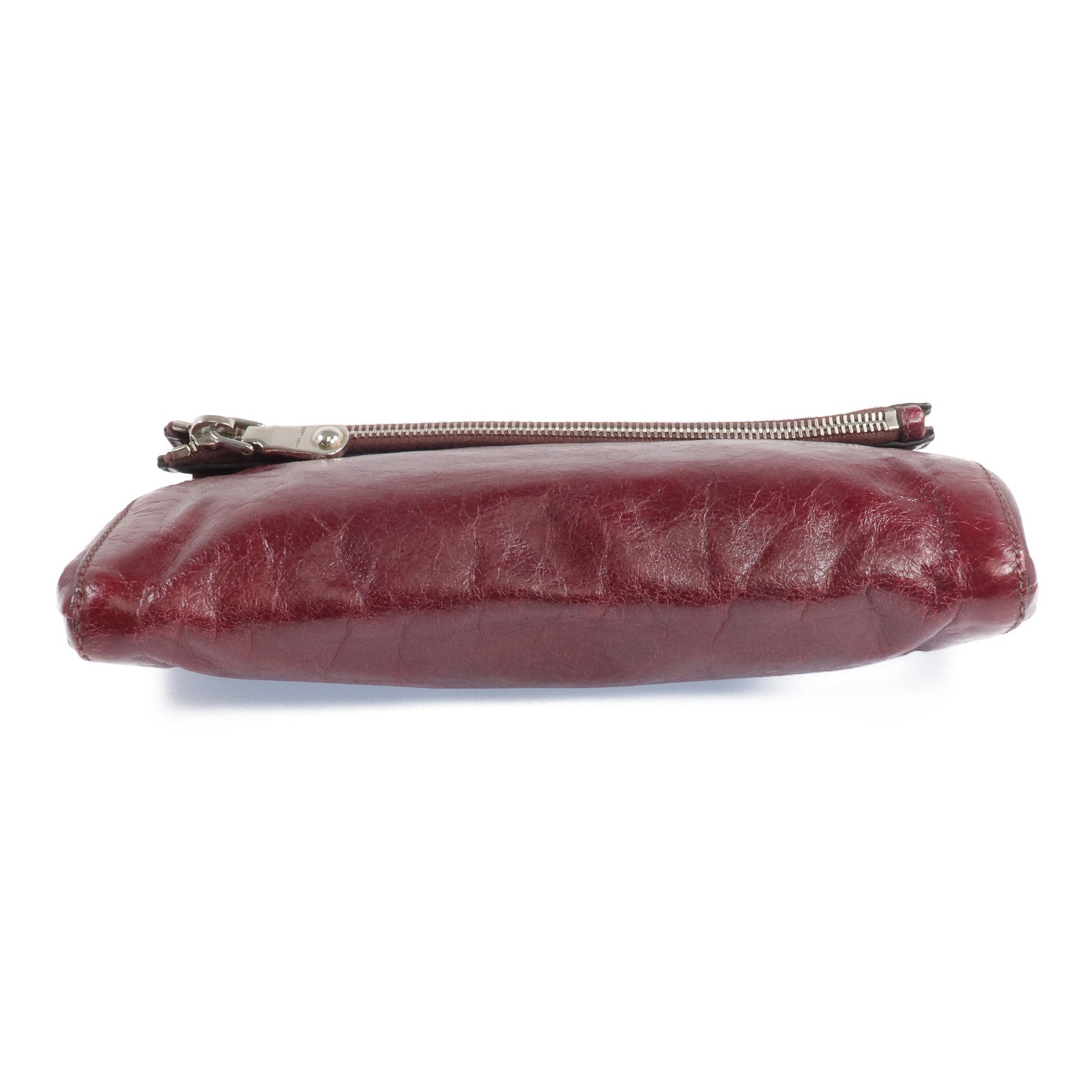 Miu Miu 牛皮皮革Clutch Bag銀扣手拿包