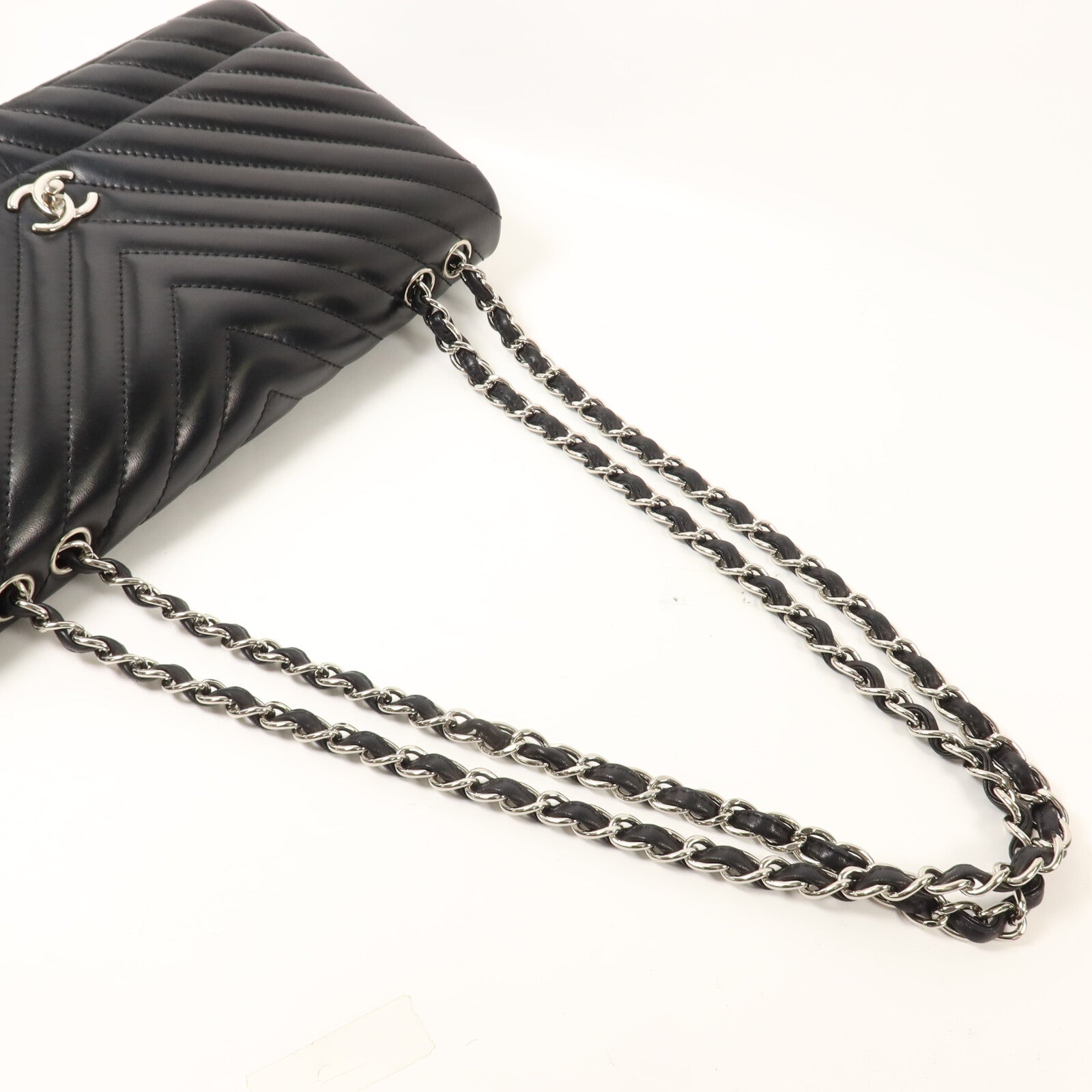 CHANEL 羊皮皮革Chain Shoulder鏈帶肩背袋