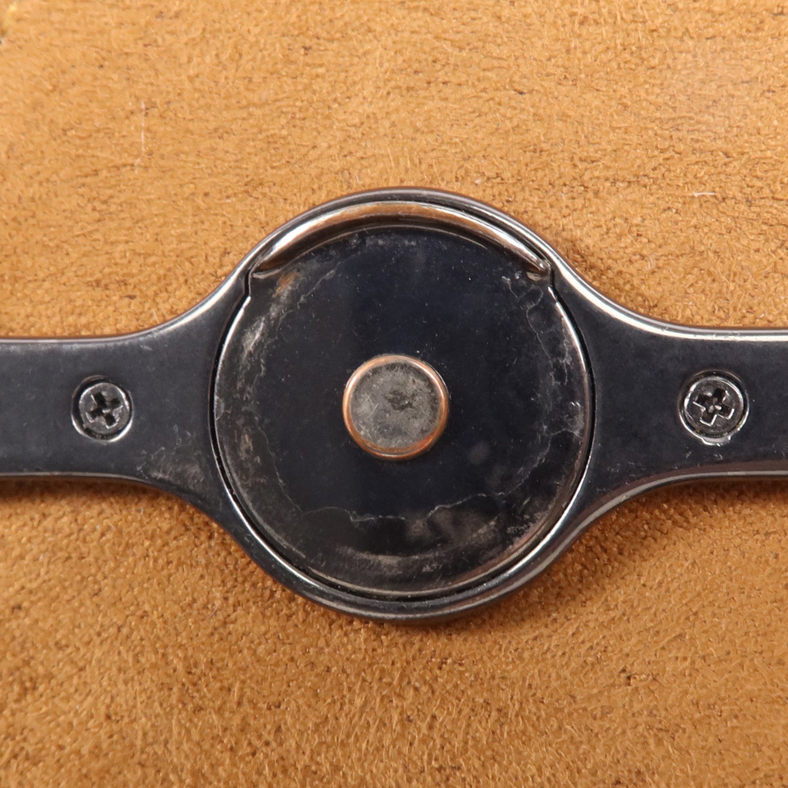 COACH 牛皮皮革Shoulder Bag銀扣肩背袋