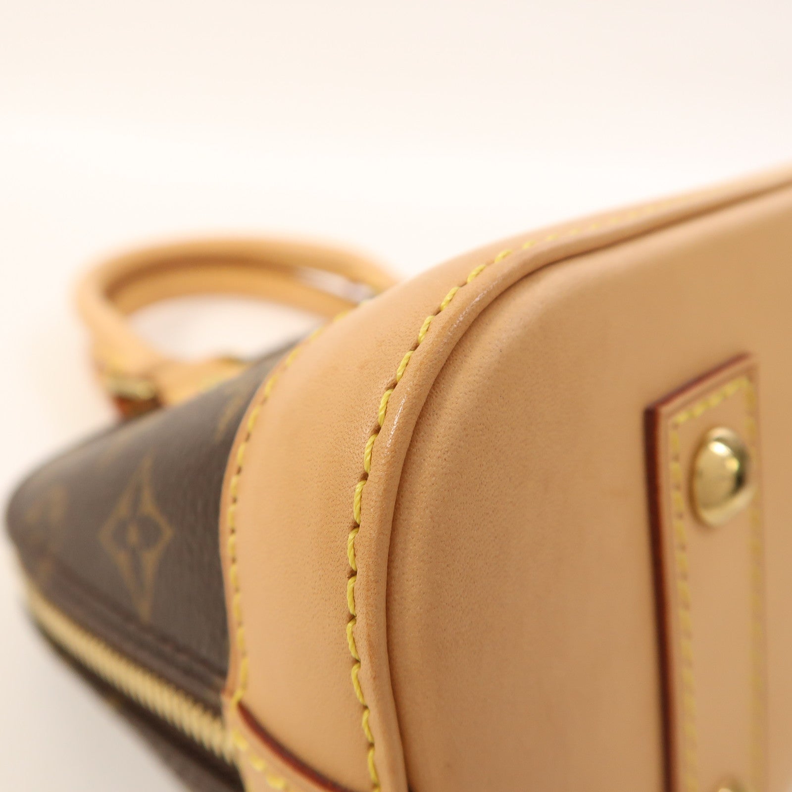 LOUIS VUITTON Monogram Alma BB金扣手挽肩背兩用袋