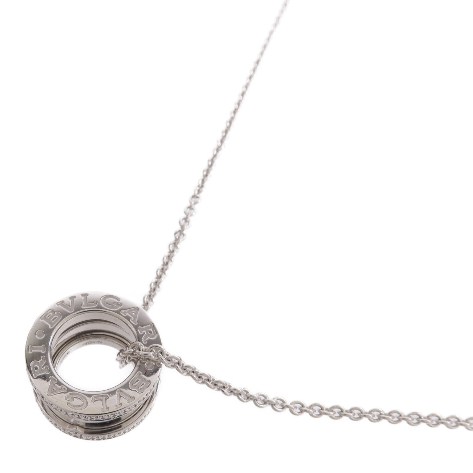 BVLGARI 18K白金B-zero1 Necklace鑽石項鍊