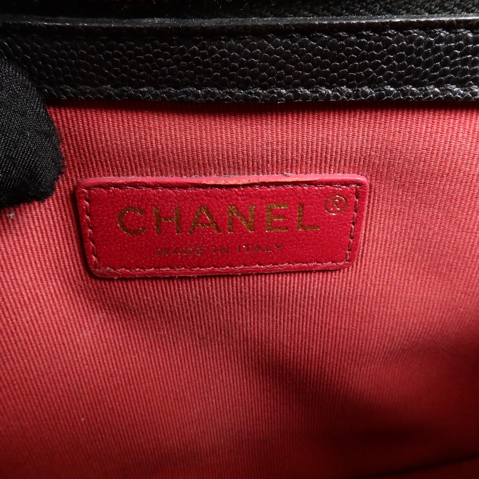 CHANEL 牛皮皮革Carry Bag手挽肩背兩用袋