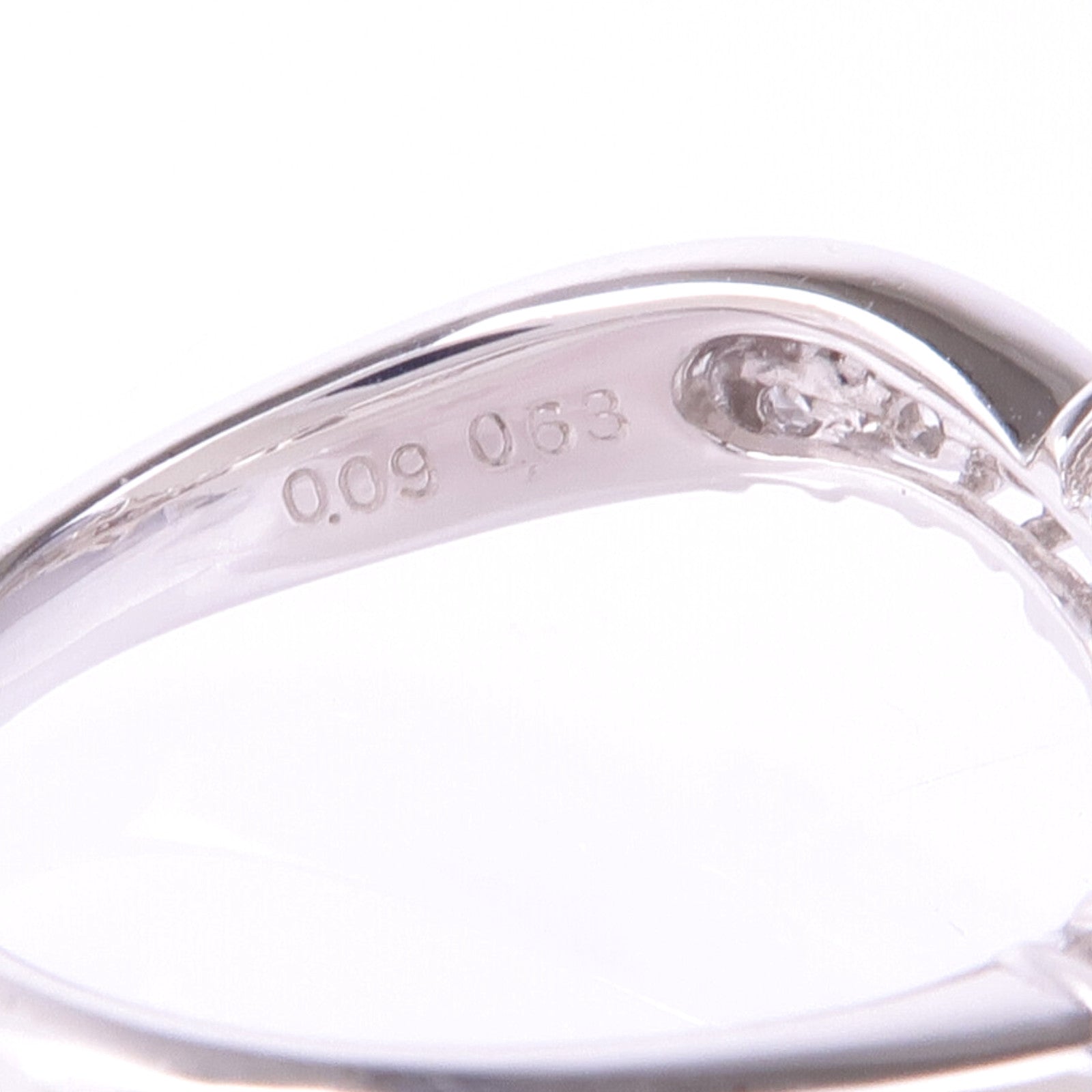 JEWELRY PT900鉑金Diamond Ring鑽石戒指US#5.75