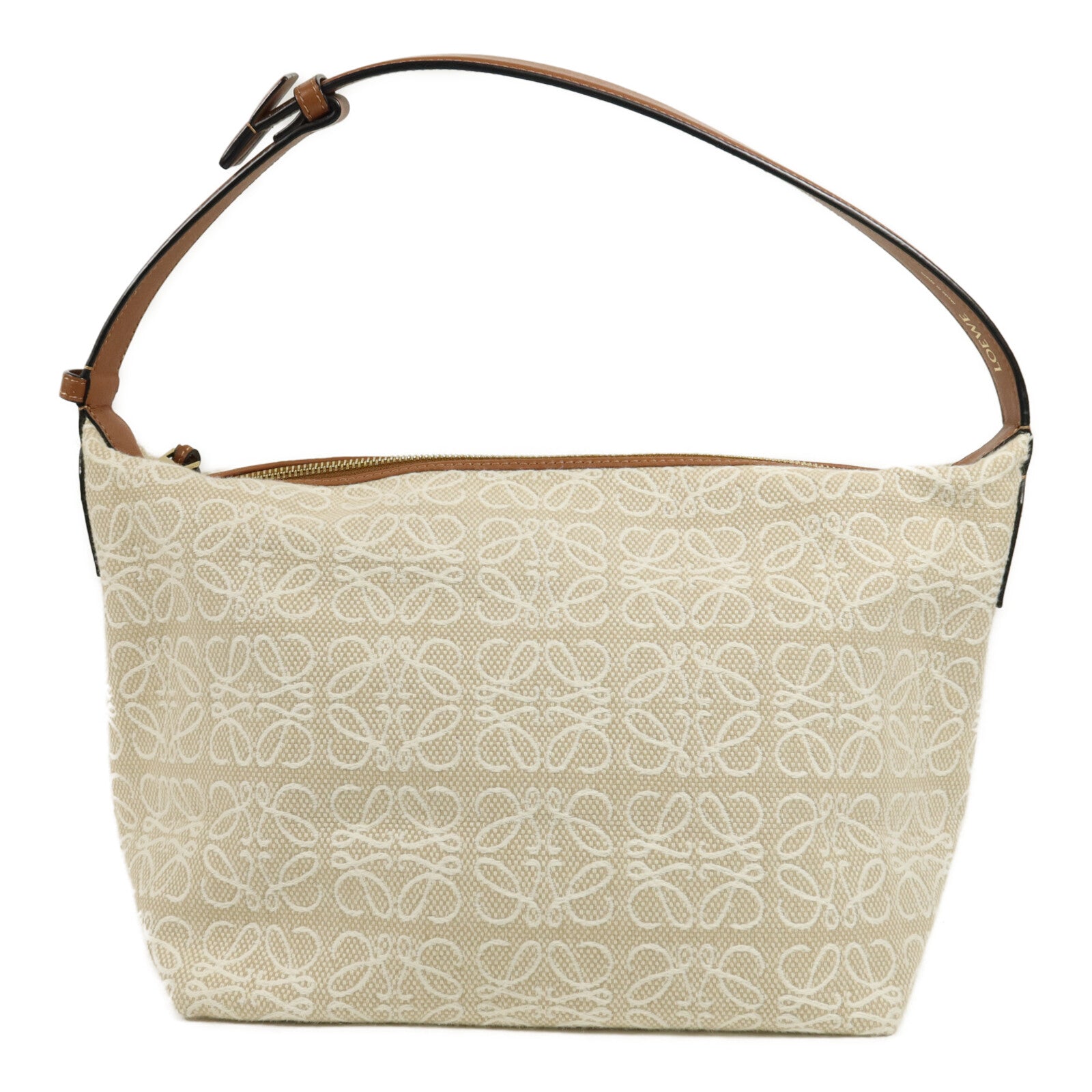 LOEWE 帆布Medium Cubi肩背袋