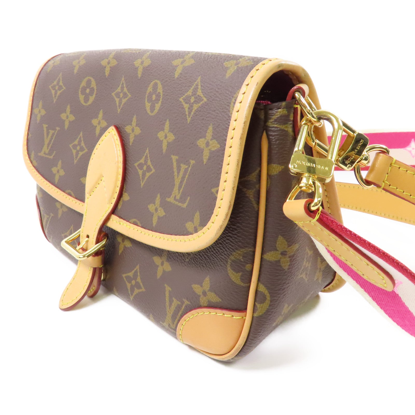 LOUIS VUITTON Monogram Diane金扣肩背袋
