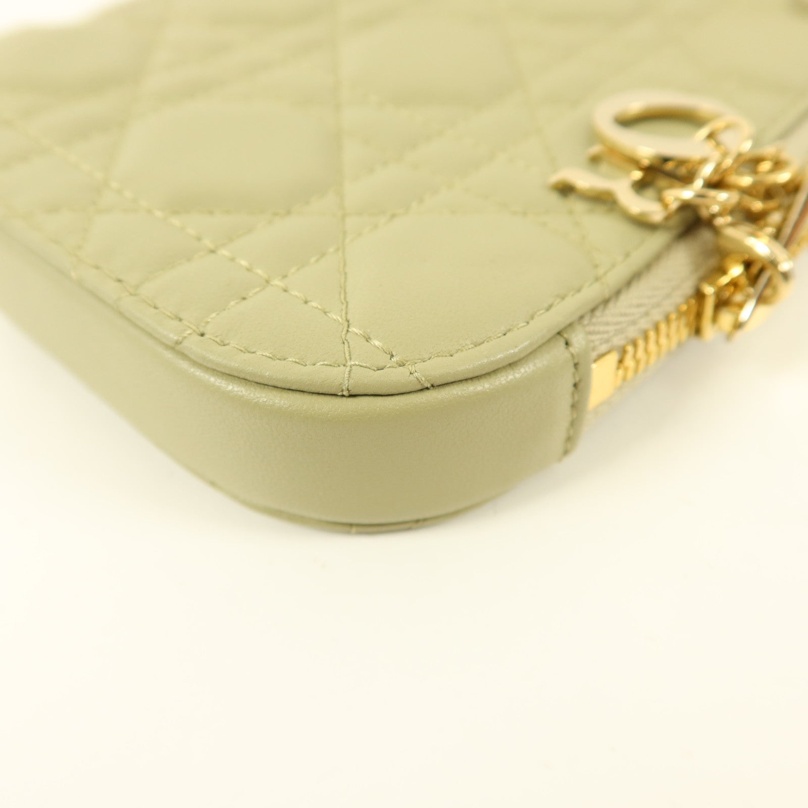 Dior 羊皮皮革Lady Dior Call'in Dior Phone Holder金扣手機手挽袋