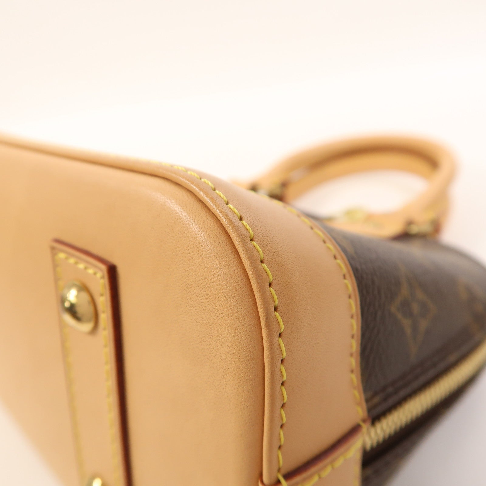 LOUIS VUITTON Monogram Alma BB金扣手挽肩背兩用袋